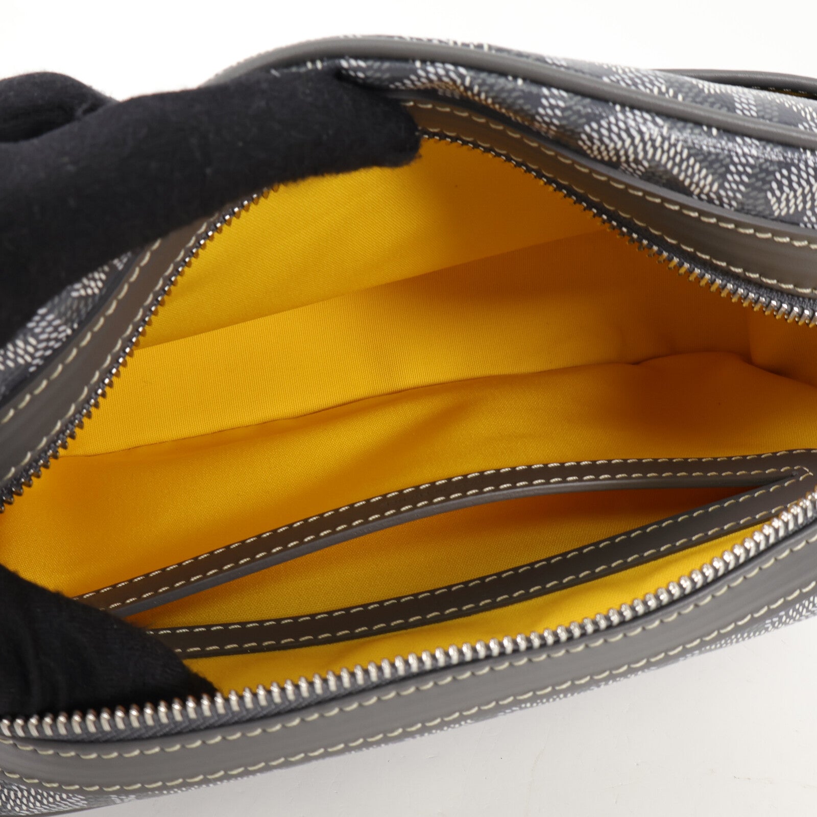 GOYARD 塗層帆布Cap-Vert銀扣肩背袋