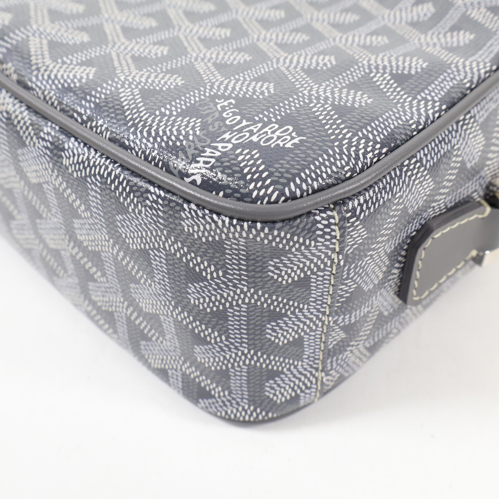 GOYARD 塗層帆布Cap-Vert銀扣肩背袋