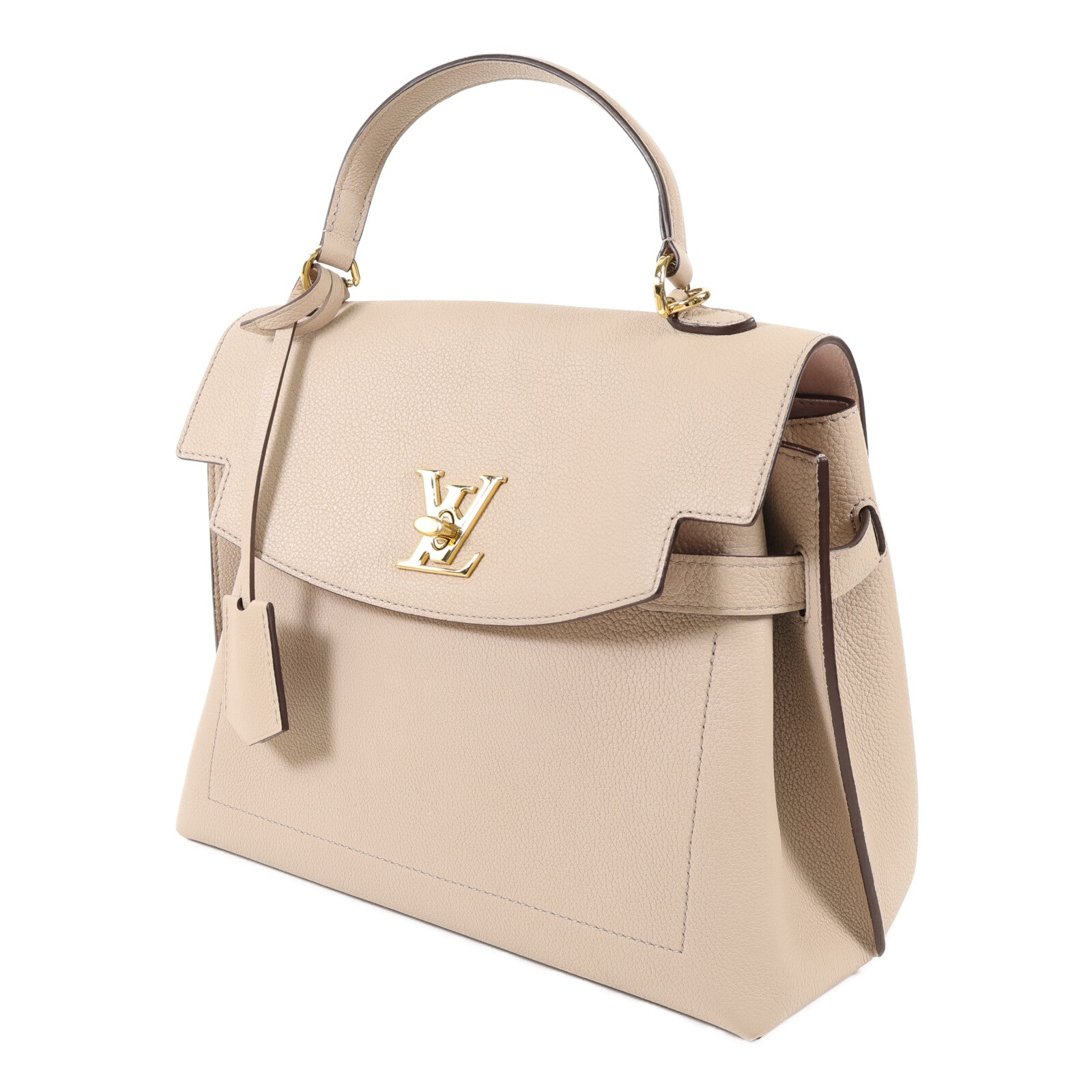 LOUIS VUITTON 牛皮皮革Lockme Ever金扣手挽肩背兩用袋