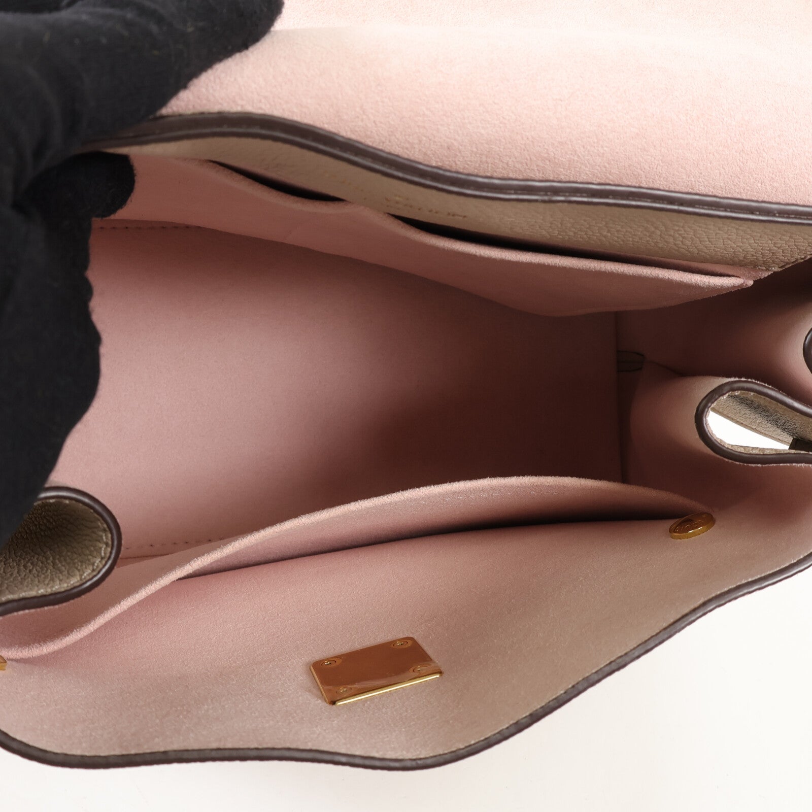 LOUIS VUITTON 牛皮皮革Lockme Ever金扣手挽肩背兩用袋