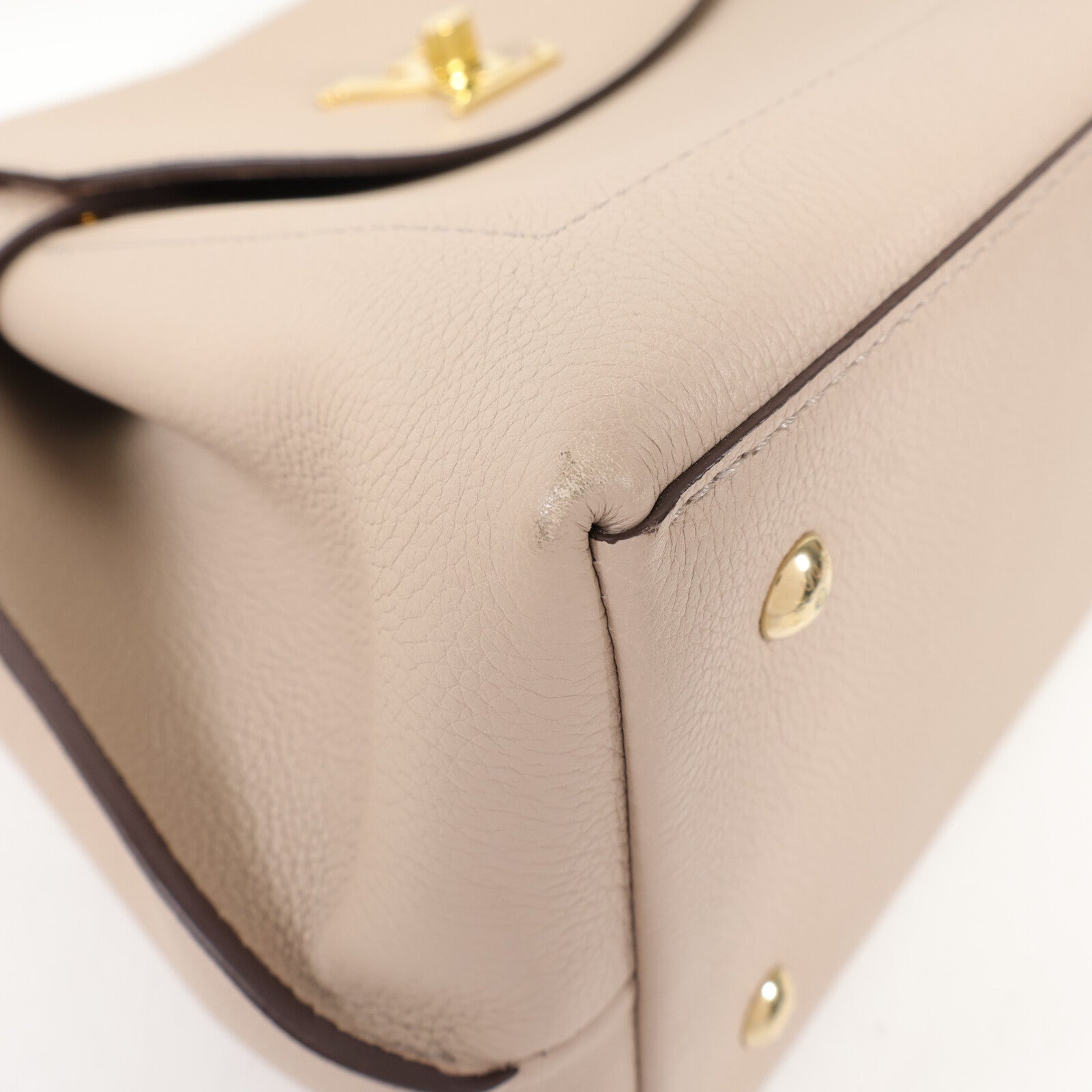 LOUIS VUITTON 牛皮皮革Lockme Ever金扣手挽肩背兩用袋