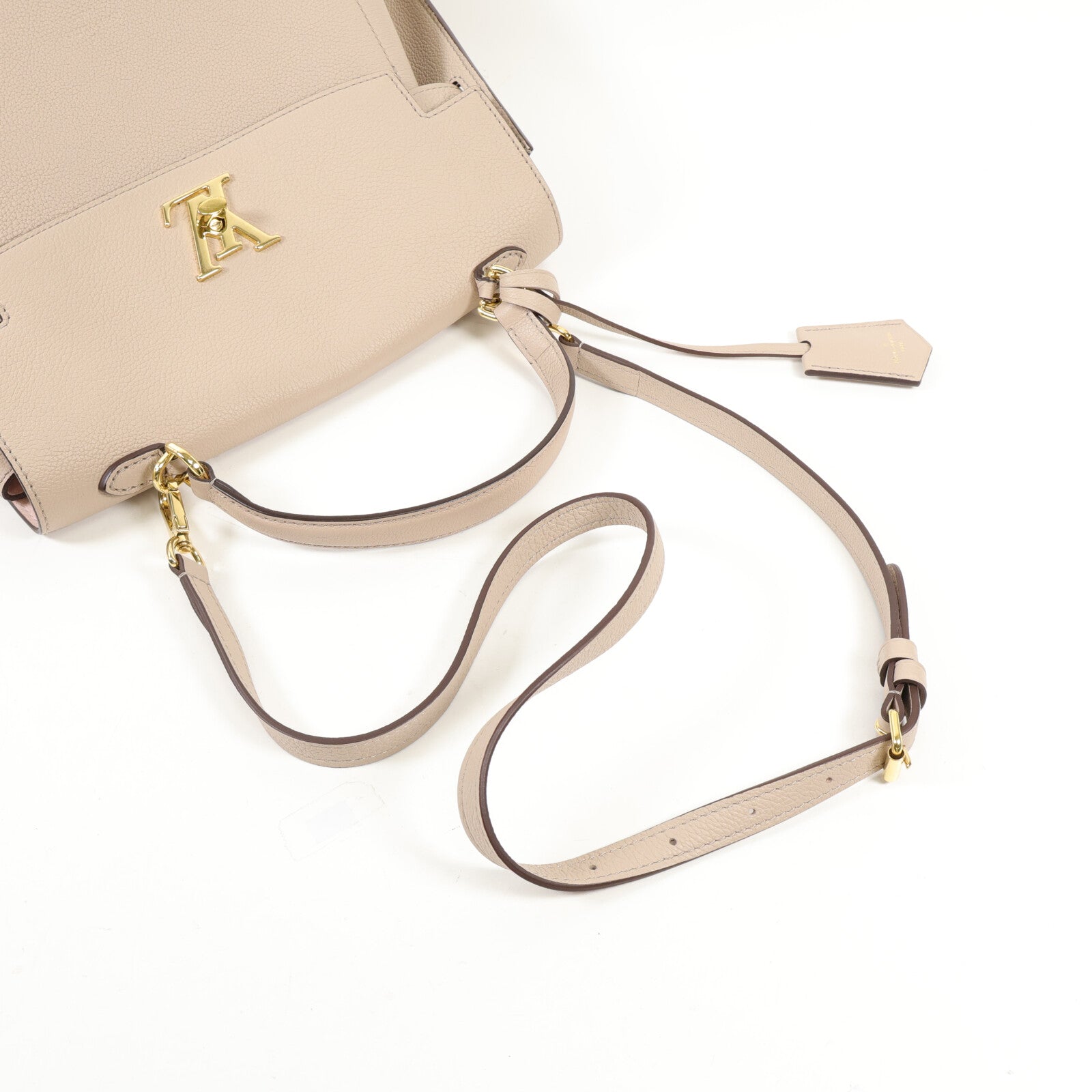 LOUIS VUITTON 牛皮皮革Lockme Ever金扣手挽肩背兩用袋