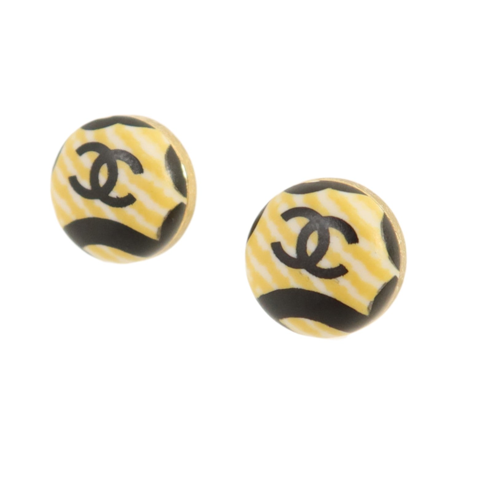 CHANEL 金屬/PVC Earrings耳環