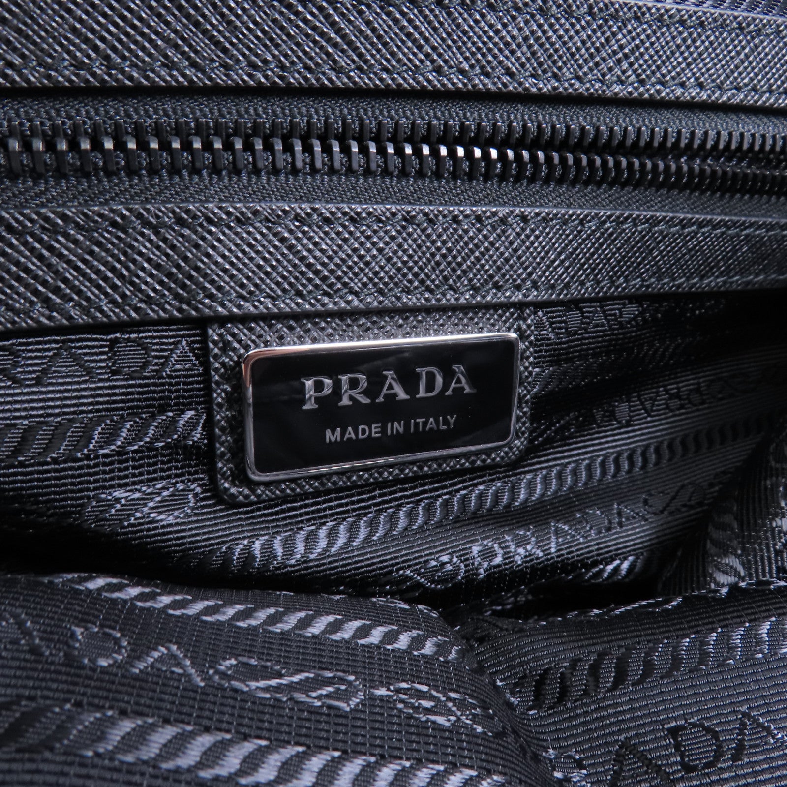 PRADA SHW 2 Way Shoulder Bag Nylon Black