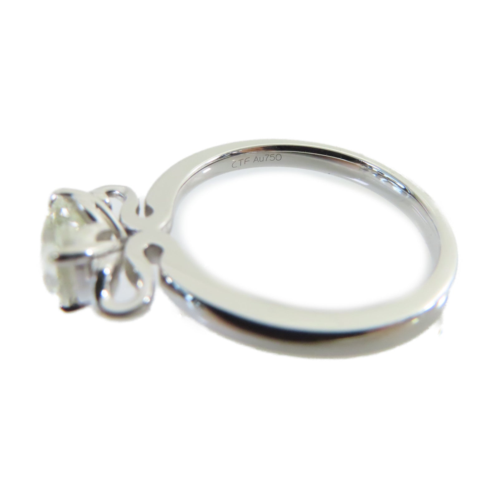 JEWELRY **【激減優惠】18K白金/0.826ct鑽石Diamond Ring戒指US#6