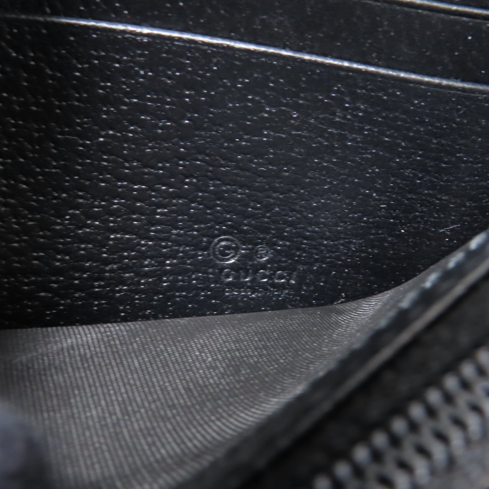 GUCCI 牛皮皮革Ophidia Long Wallet金扣長錢包黑色