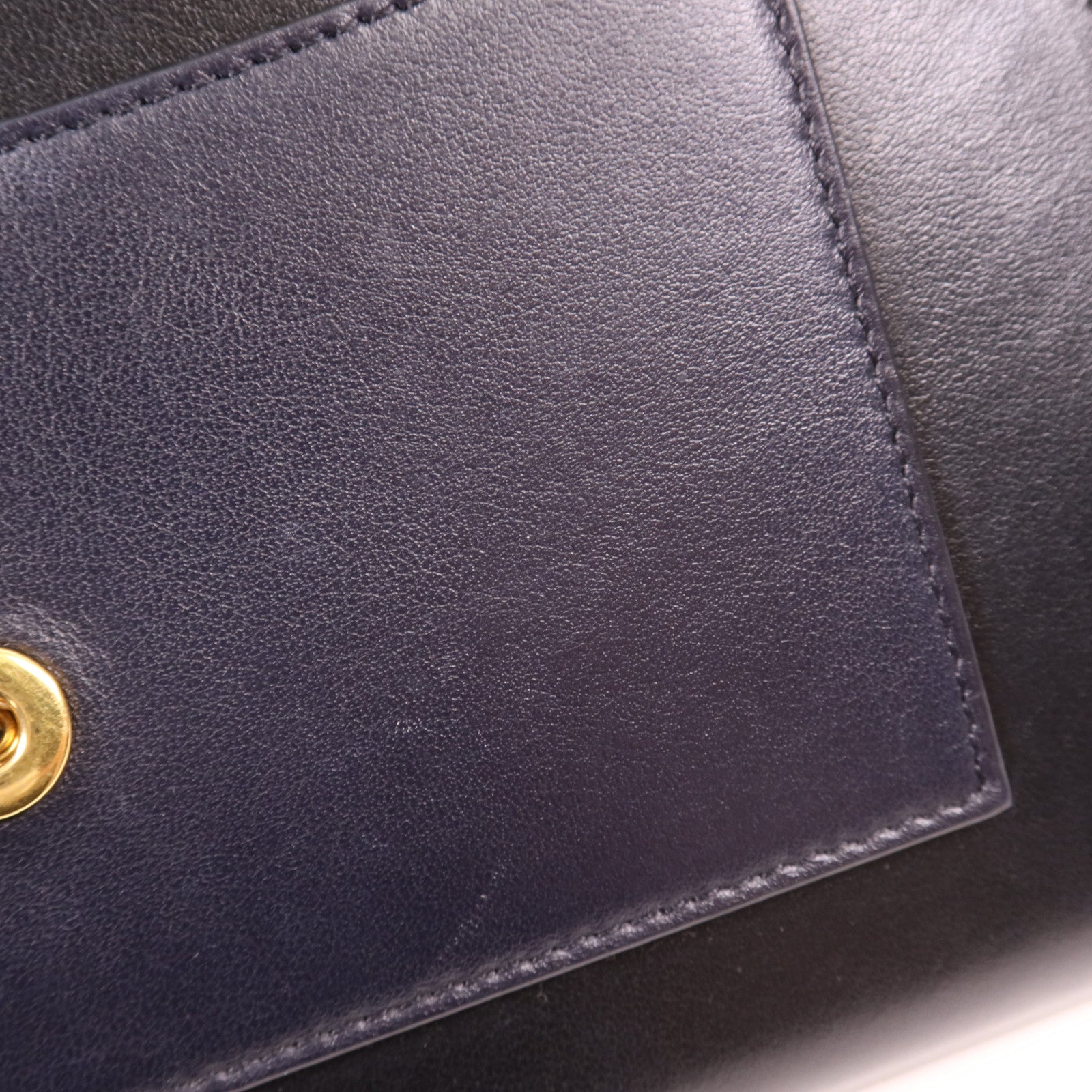 CELINE 牛皮皮革Chain Shoulder金扣鏈帶肩背袋