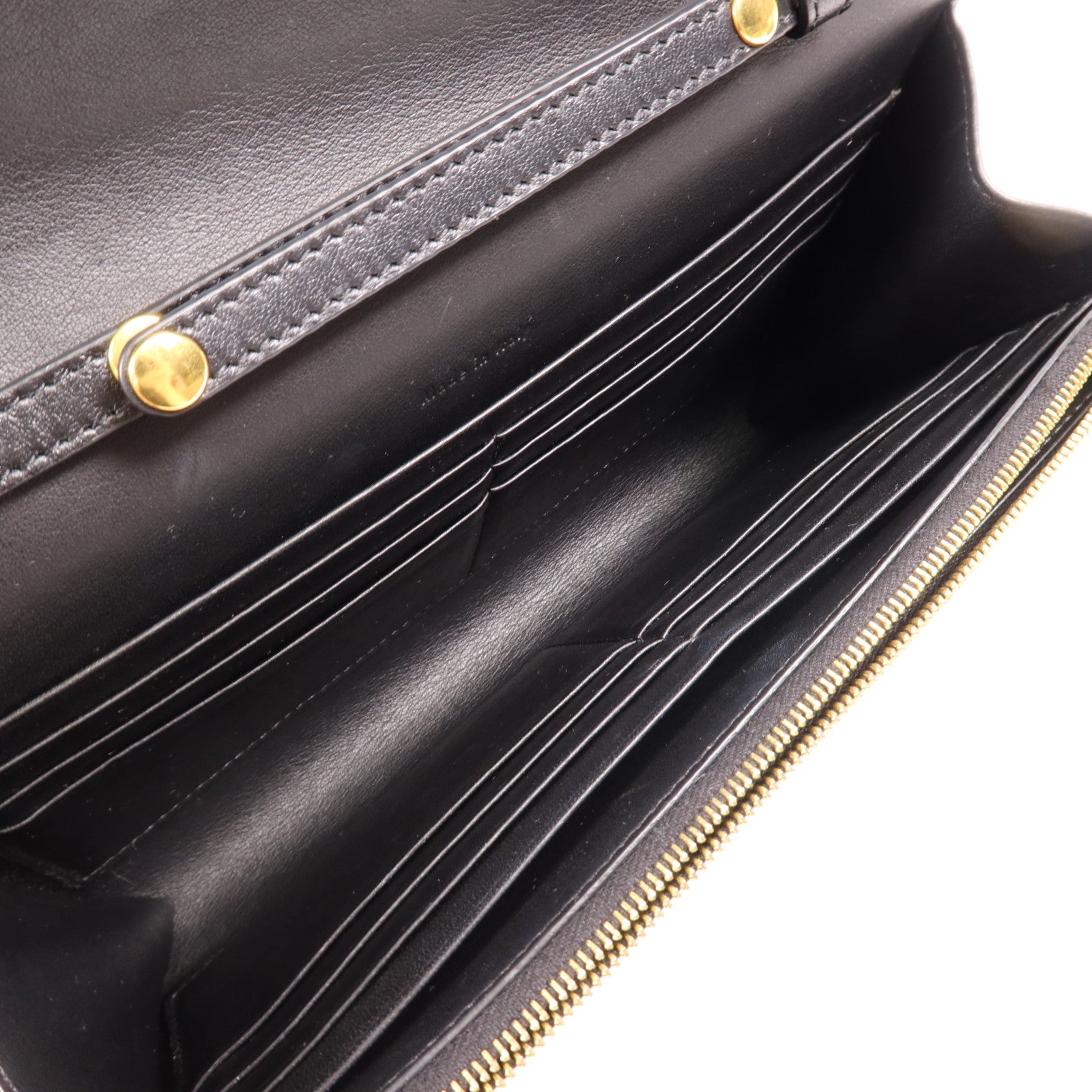 CELINE 牛皮皮革Chain Shoulder金扣鏈帶肩背袋