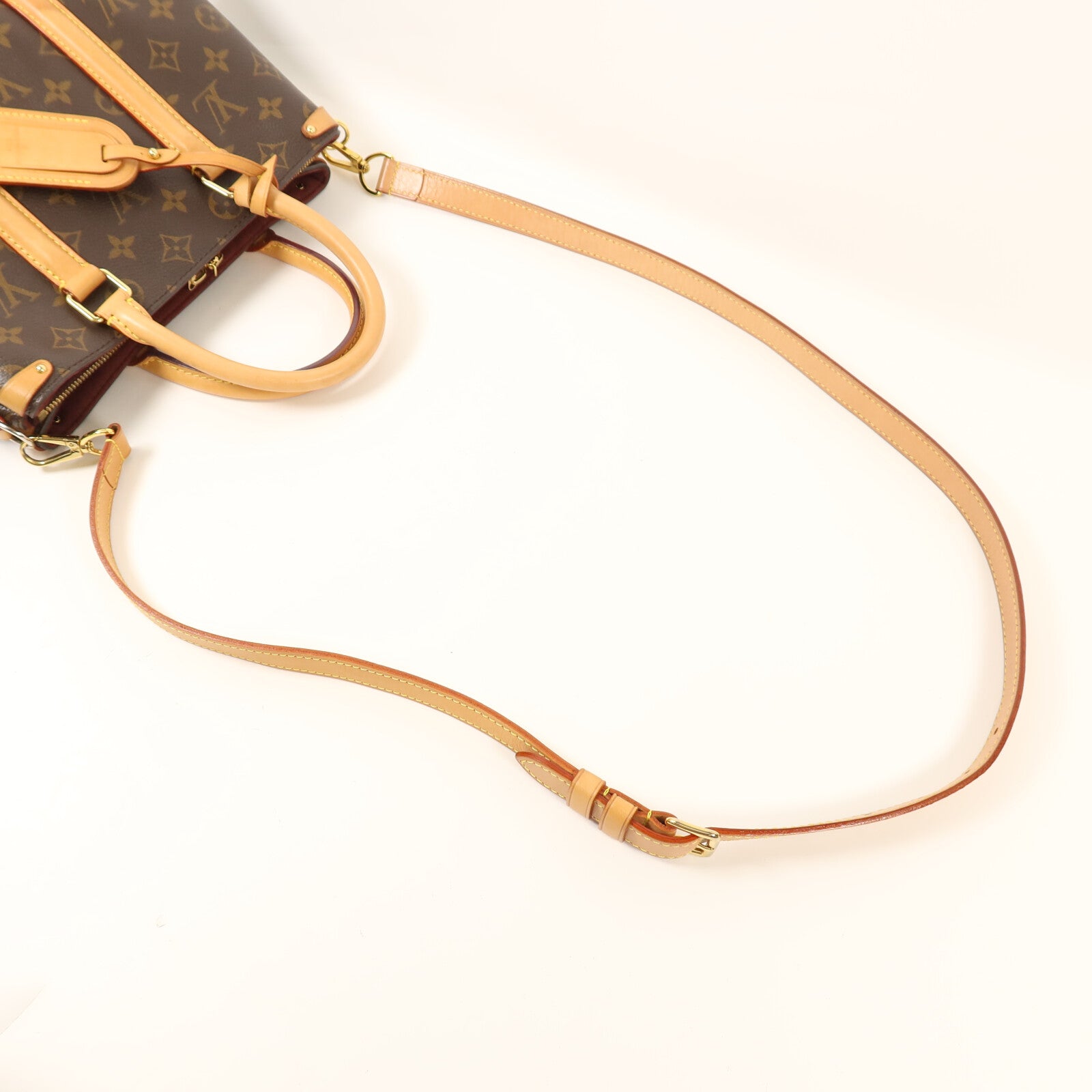 LOUIS VUITTON Monogram Soufflot BB金扣手挽肩背兩用袋