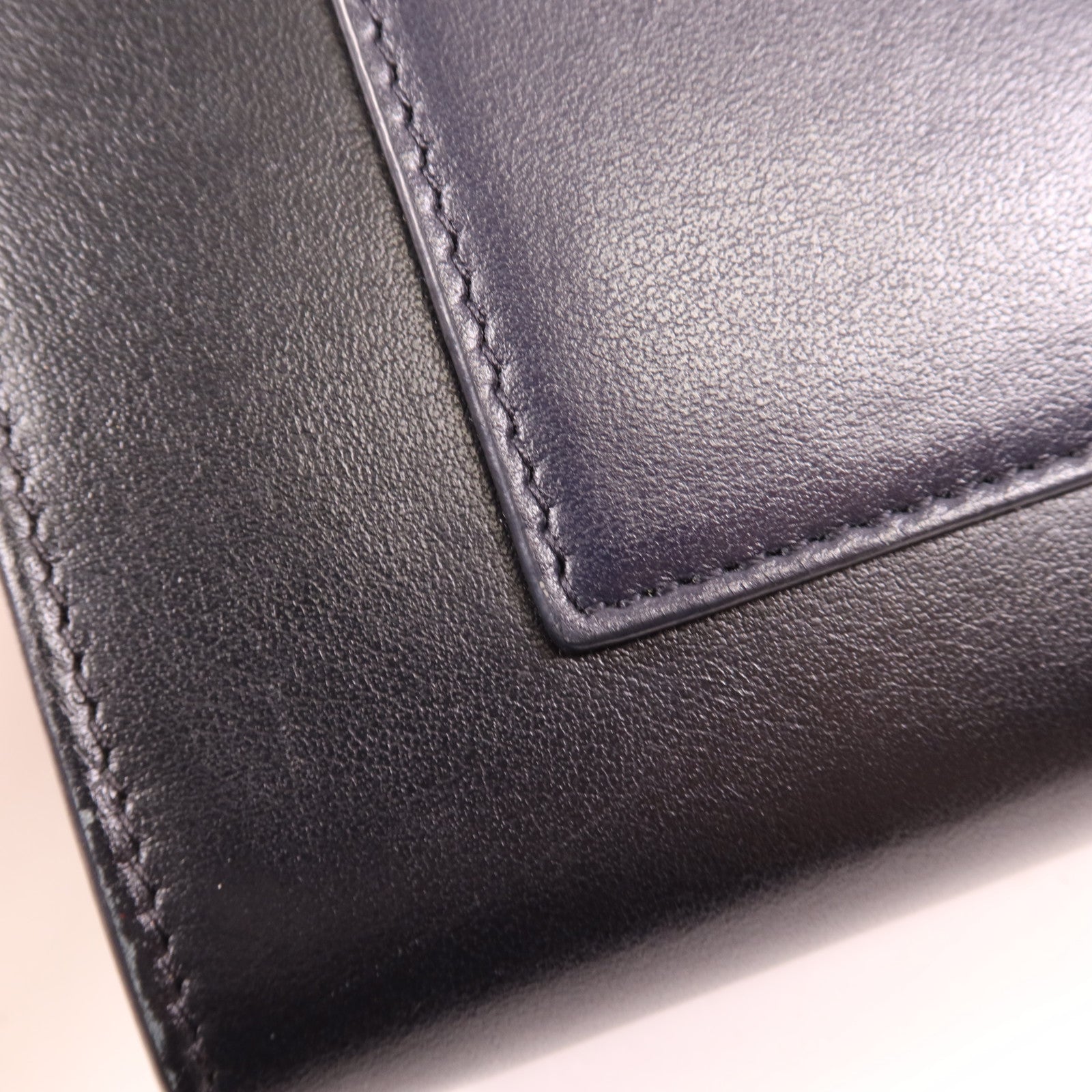 CELINE 牛皮皮革Chain Shoulder金扣鏈帶肩背袋