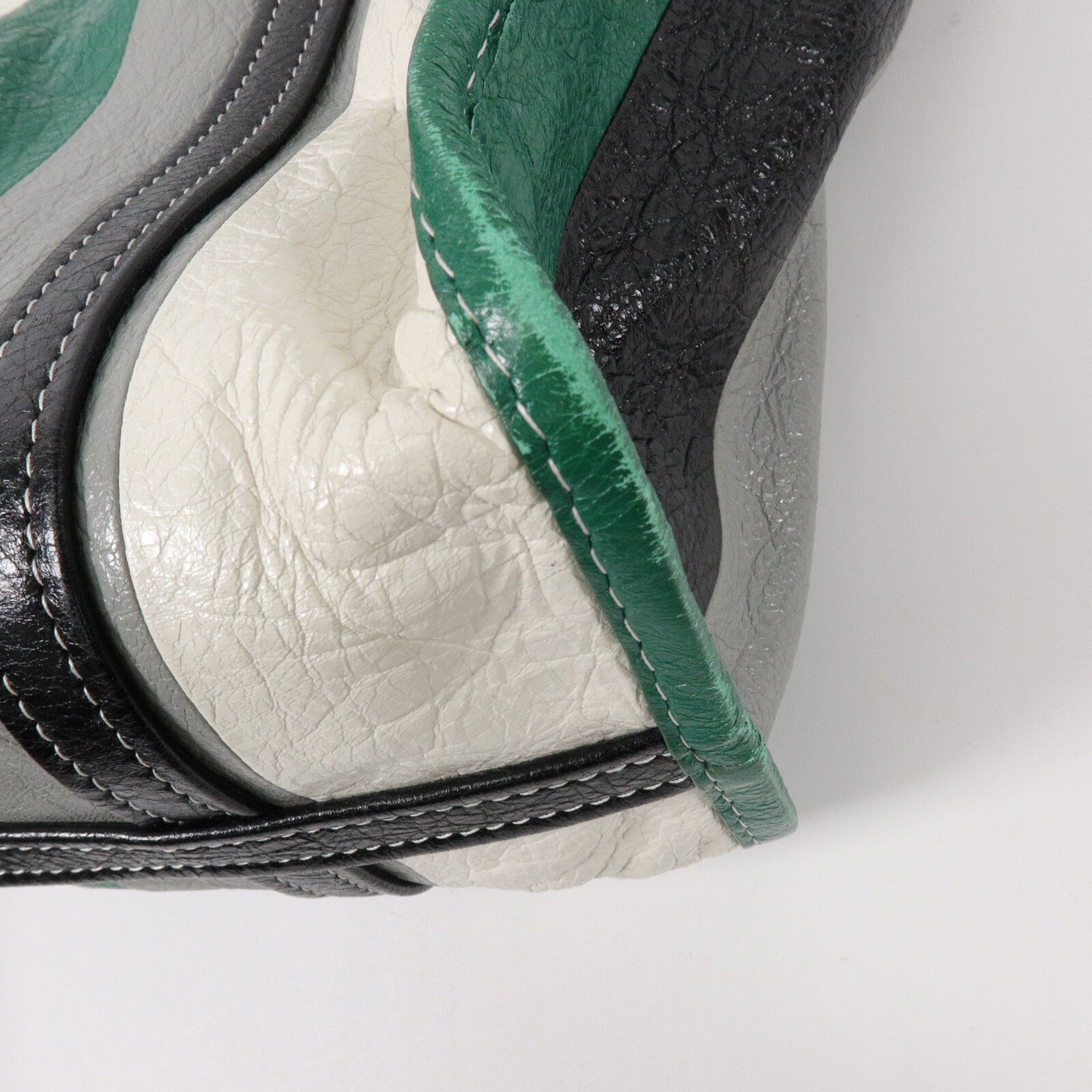 BALENCIAGA 牛皮皮革Bazar手挽肩背兩用袋