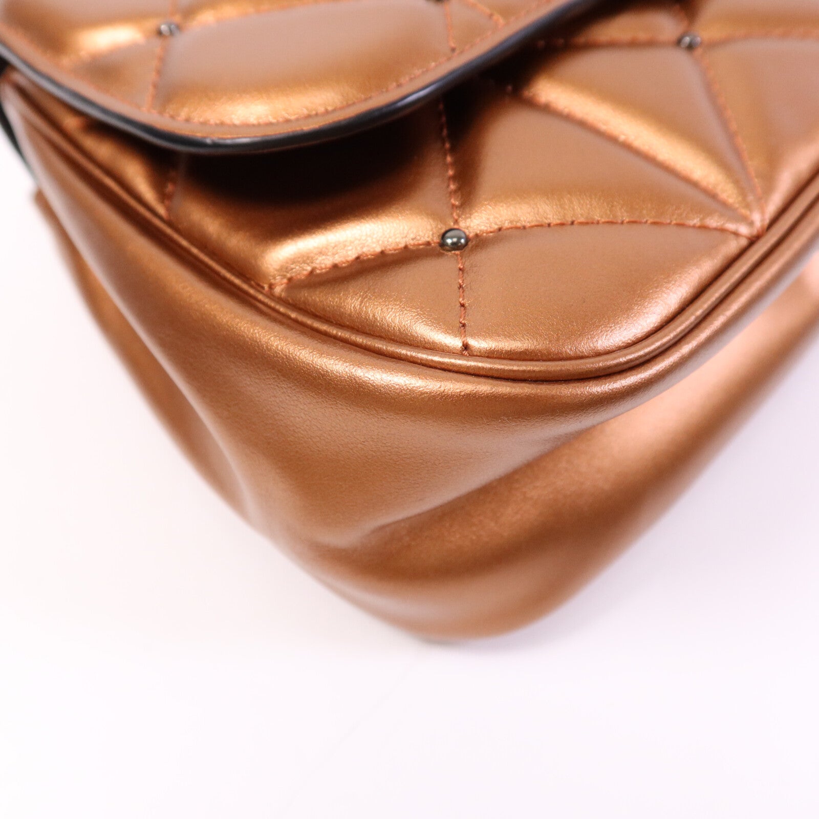 COACH 牛皮皮革Chain Shoulder鏈帶肩背袋