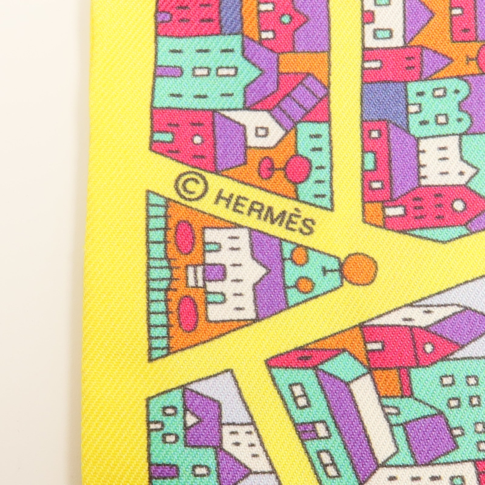 HERMES 絲質Twilly絲巾