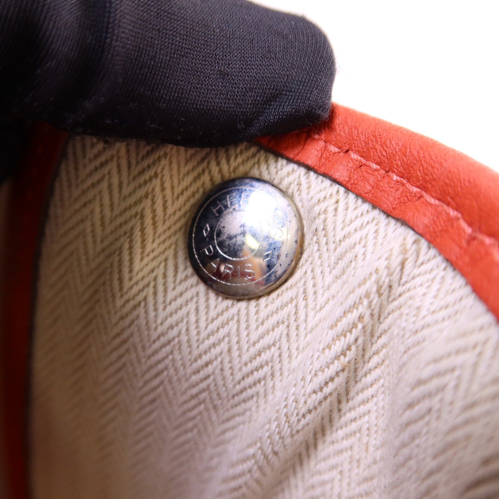 HERMES Negonda皮革Garden Party TPM銀扣手挽袋