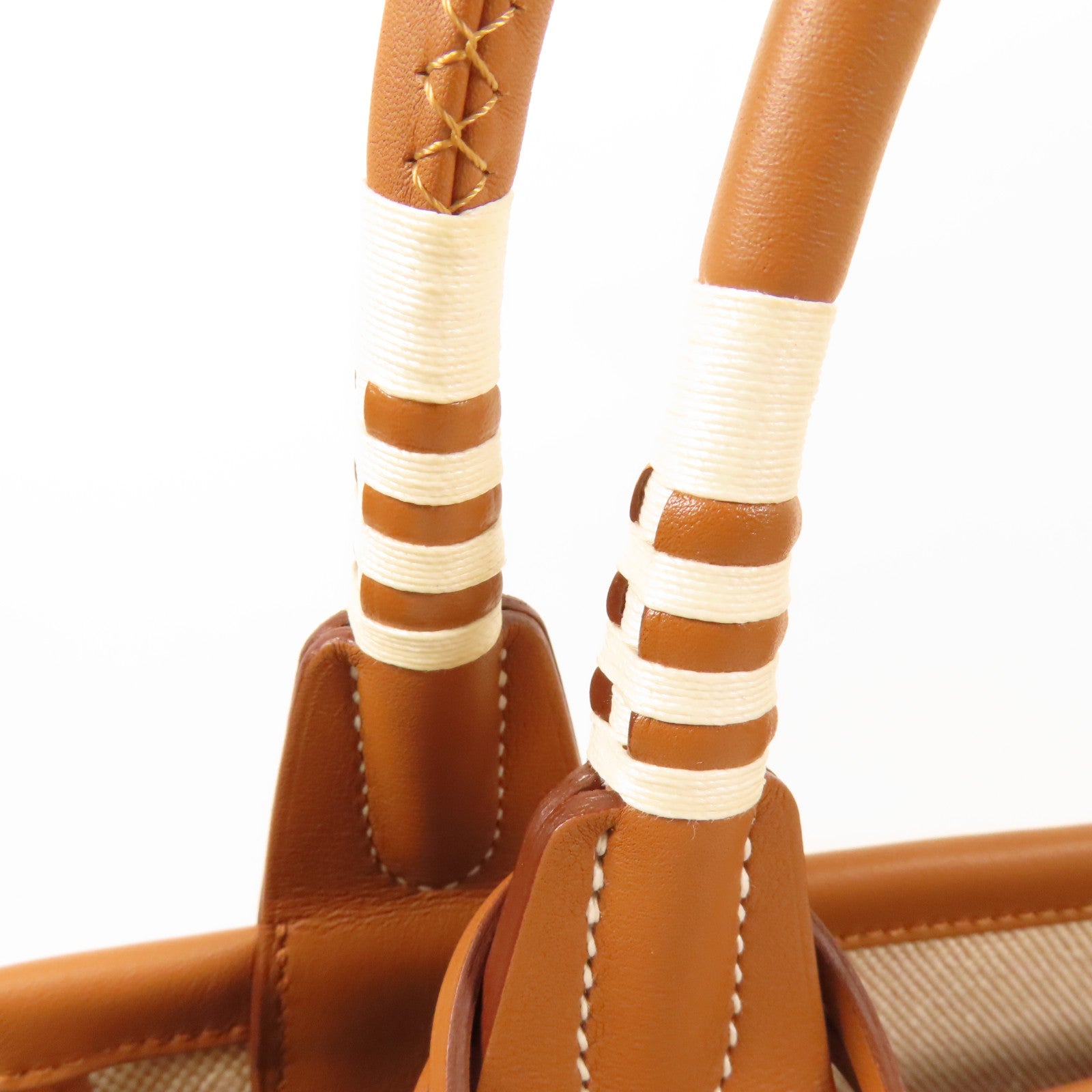 HERMES 帆布/Swift皮革Steeple 25手挽袋