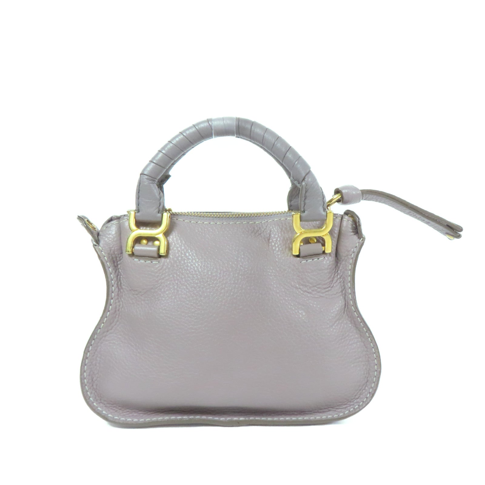 Chloe 牛皮皮革Mini Marcie金扣手挽肩背兩用袋