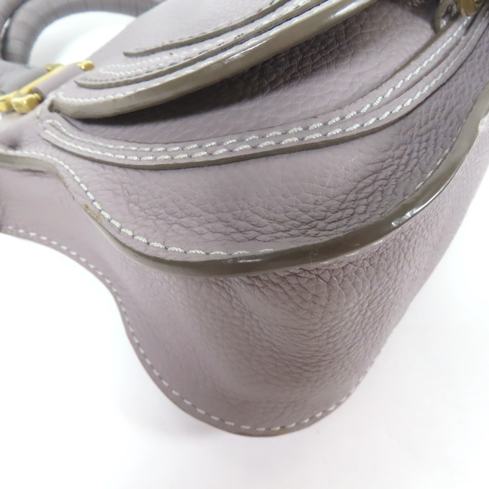 Chloe 牛皮皮革Mini Marcie金扣手挽肩背兩用袋