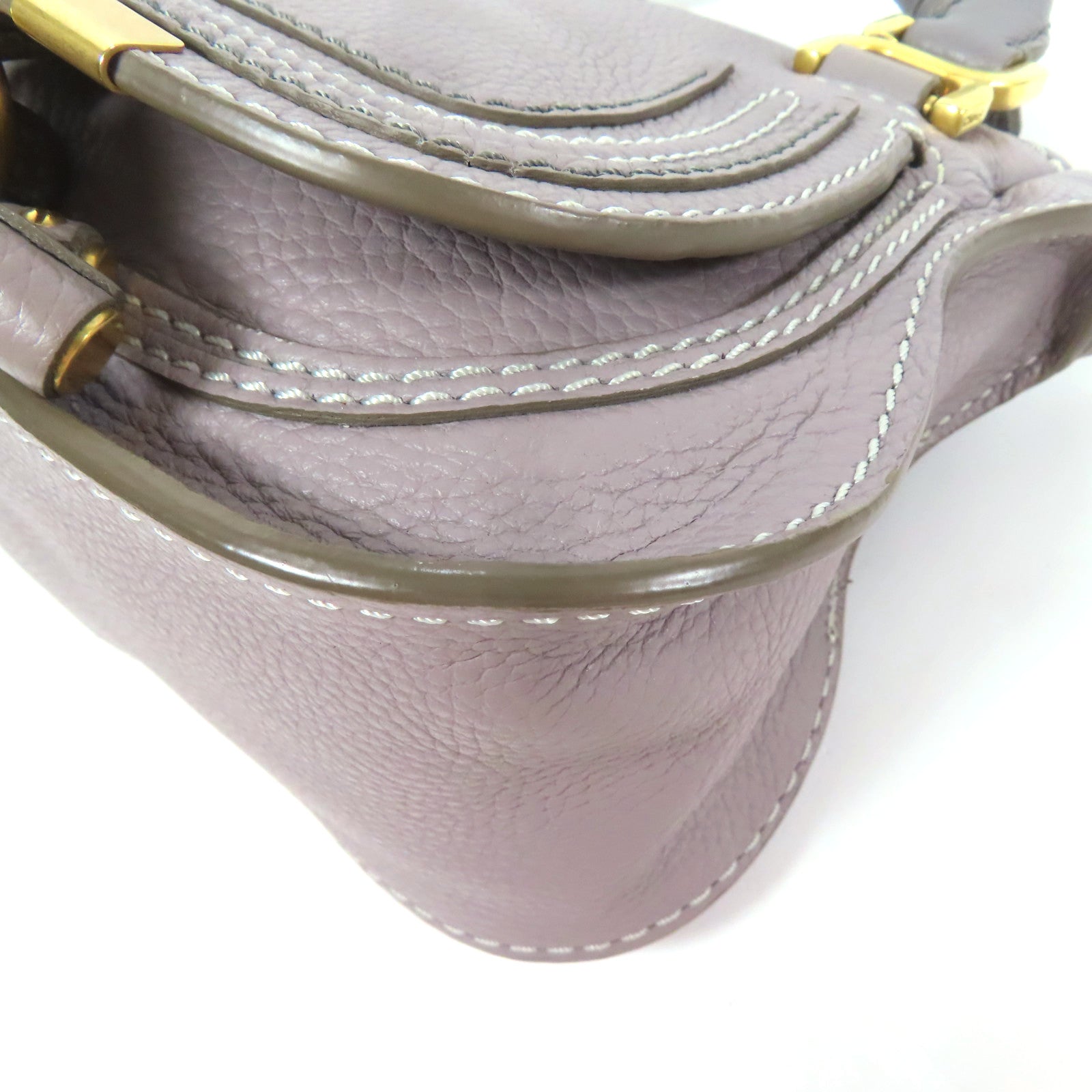 Chloe 牛皮皮革Mini Marcie金扣手挽肩背兩用袋