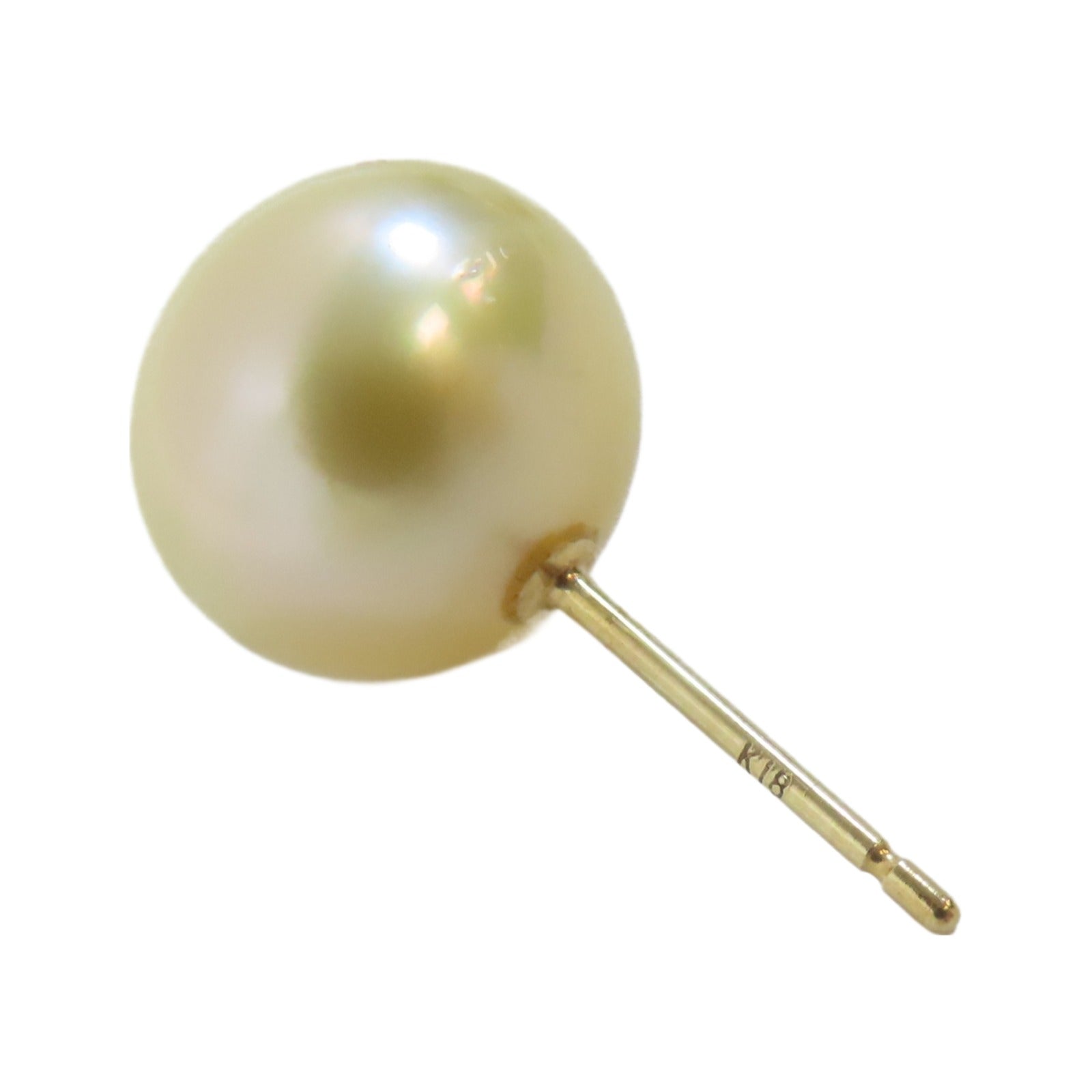 JEWELRY 18K黃金Pierced Pearl Earring珍珠耳環