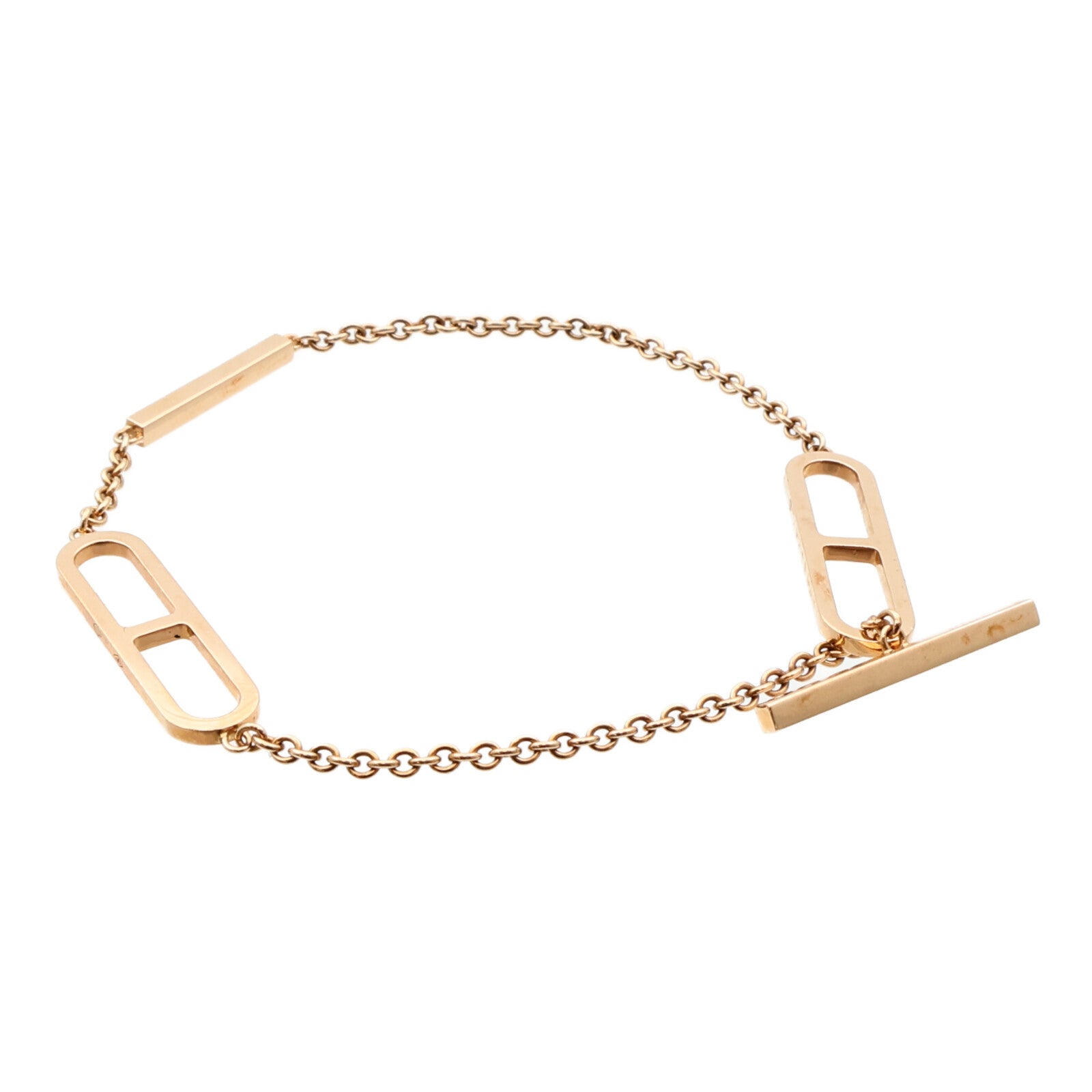 HERMES 18K玫瑰金Ever Chaine d'ancre Bracelet手鏈