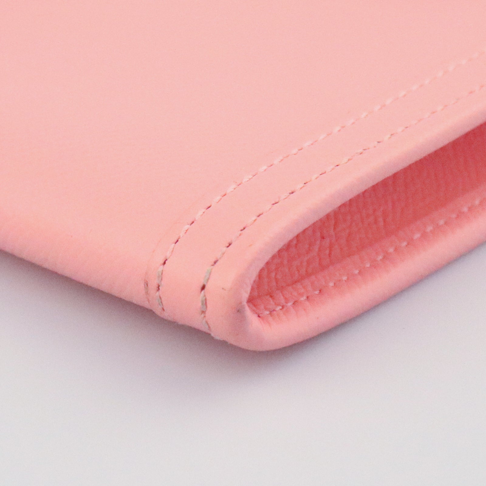 HERMES Epsom Leather Jije Elan PM Clutch Candy Powder