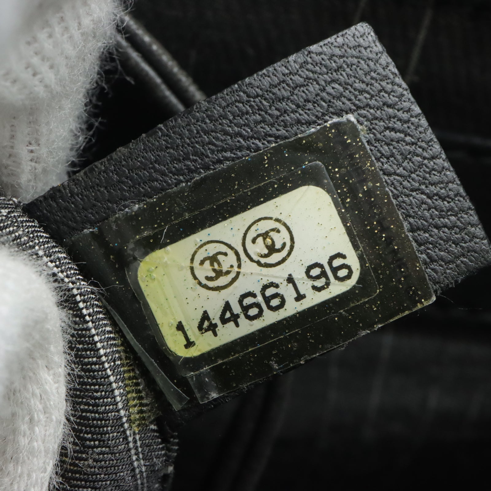 CHANEL 【激減優惠】皮革Tote Shoulder Bag銀扣手挽袋/肩背袋米色