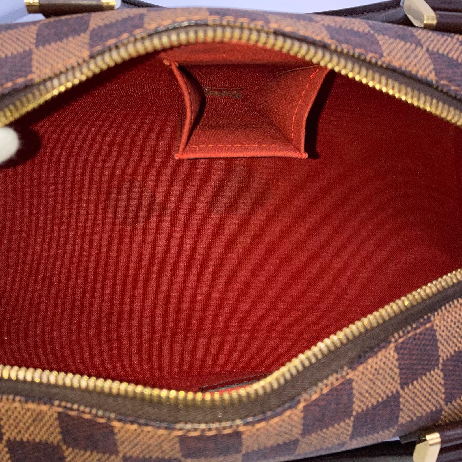 LOUIS VUITTON Damier Ribera MM手挽袋啡色