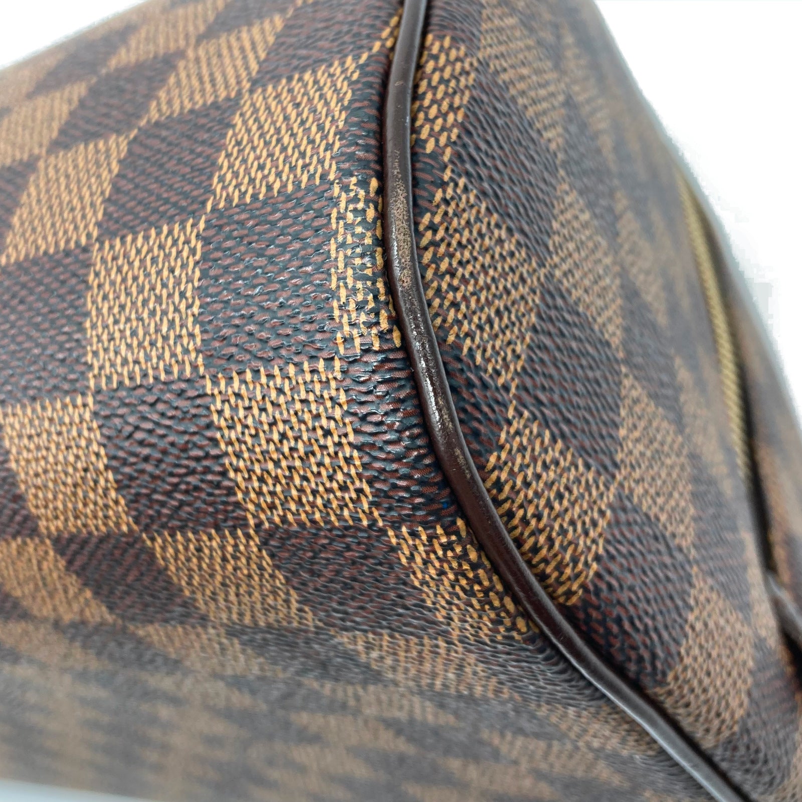 LOUIS VUITTON Damier Ribera MM手挽袋啡色