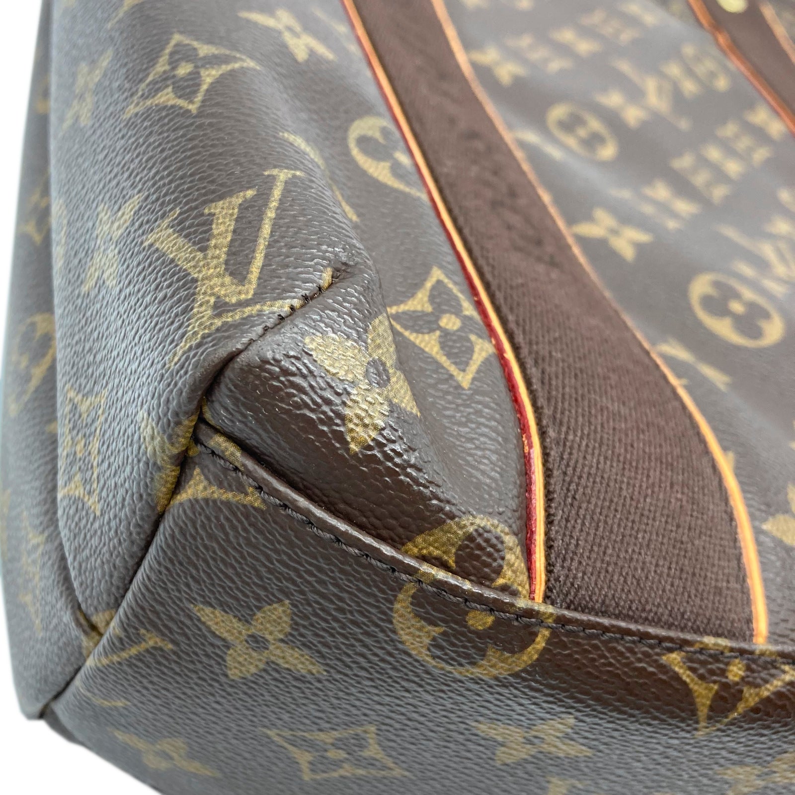 LOUIS VUITTON Monogram Cabas Beaubourg金扣手挽袋啡色