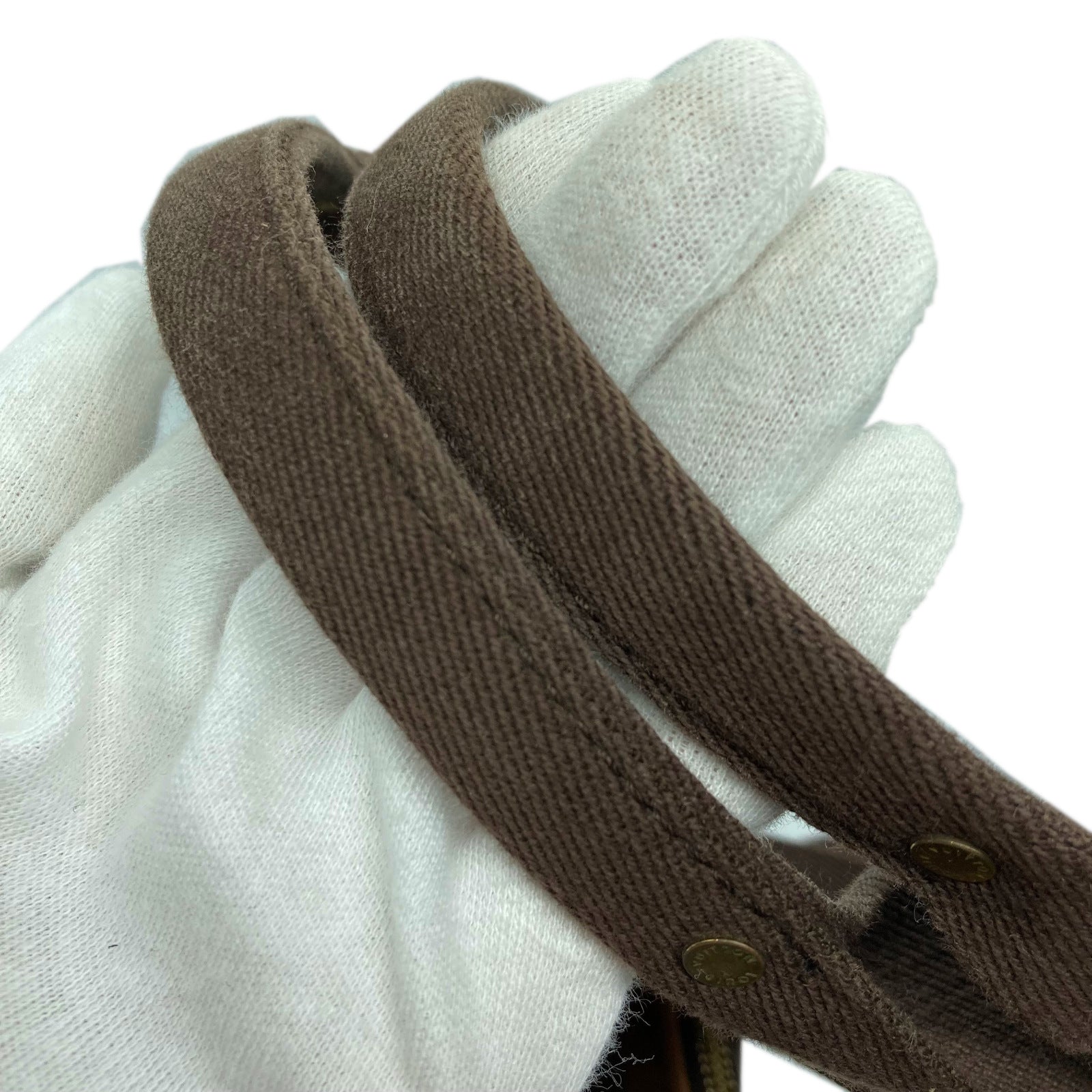 LOUIS VUITTON Monogram Cabas Beaubourg金扣手挽袋啡色