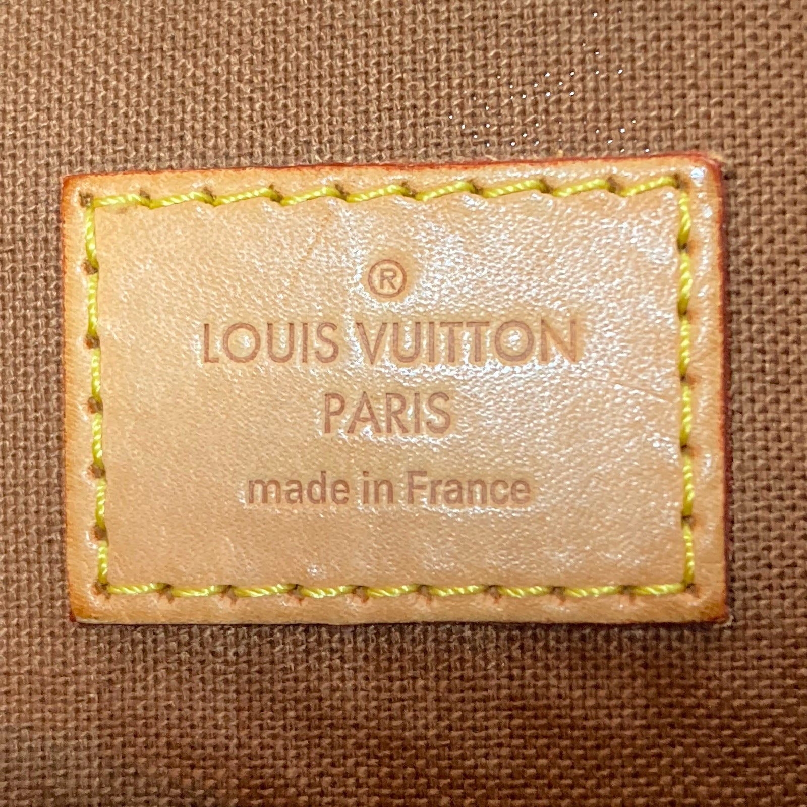LOUIS VUITTON Monogram Cabas Beaubourg金扣手挽袋啡色