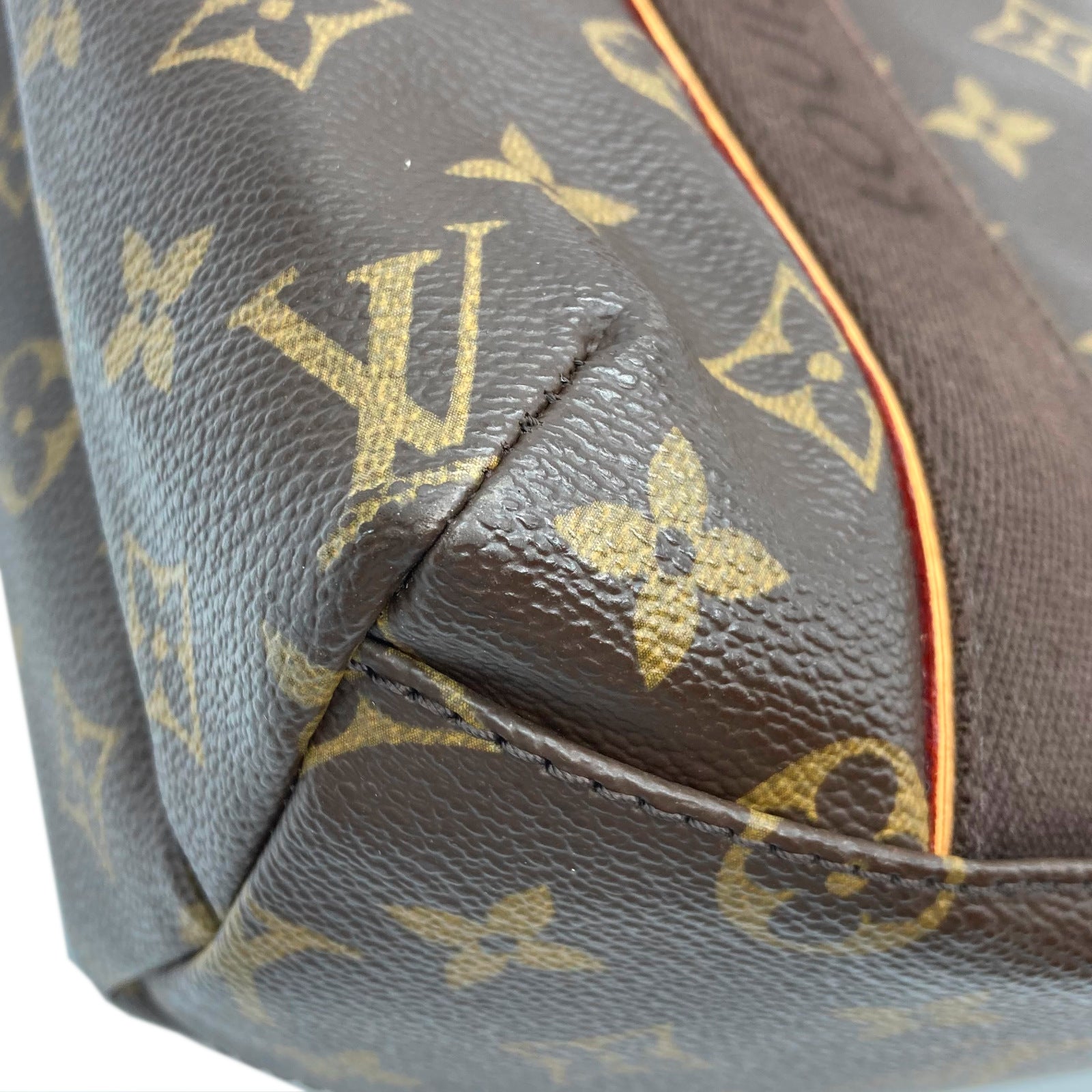 LOUIS VUITTON Monogram Cabas Beaubourg金扣手挽袋啡色