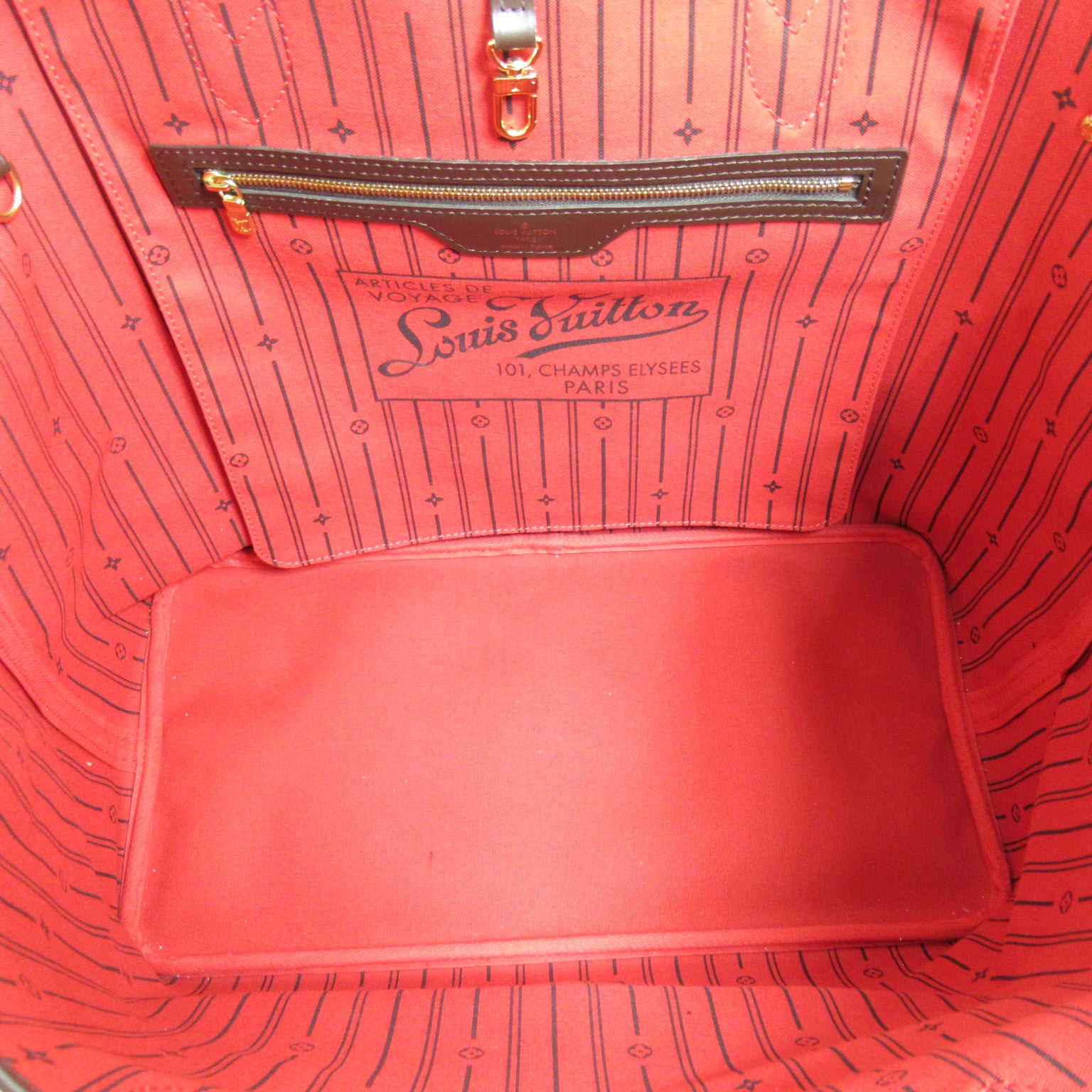 LOUIS VUITTON Damier Neverfull GM手挽袋/肩背袋啡色