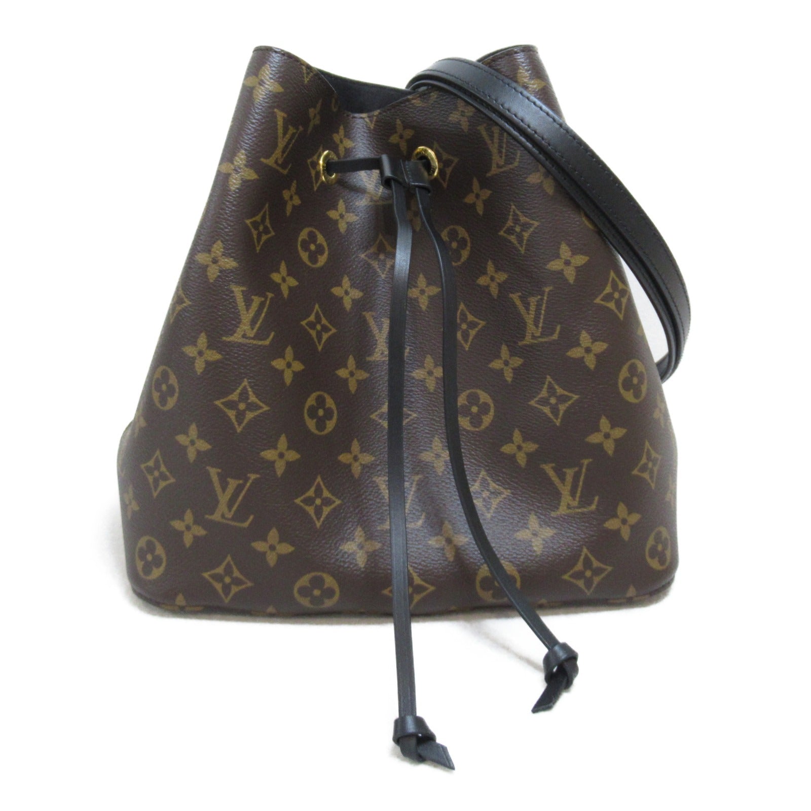 LOUIS VUITTON Monogram Neo Noe MM Shoulder Bag金扣肩背袋啡色