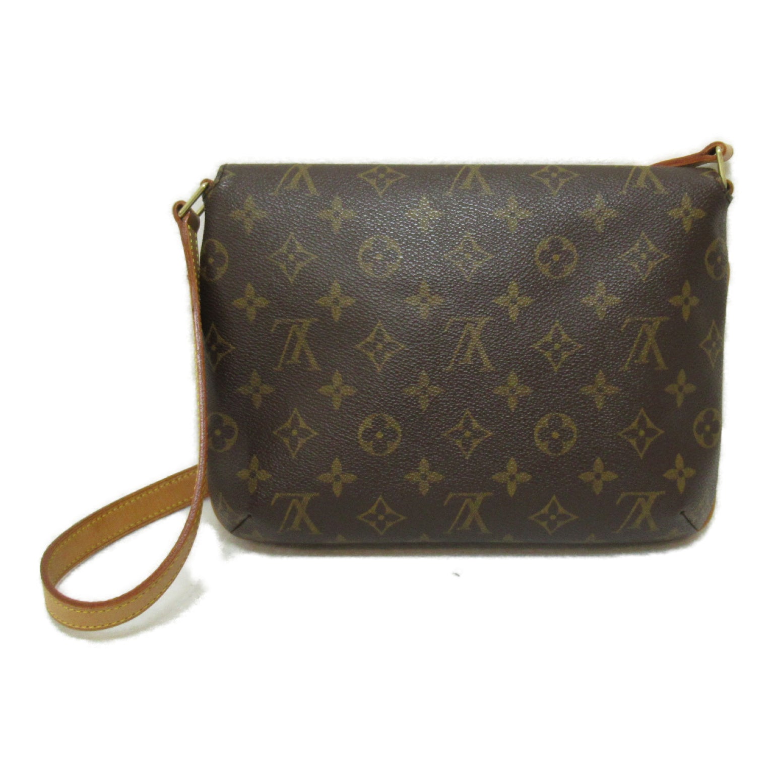 LOUIS VUITTON Monogram Musette Tango肩背袋啡色