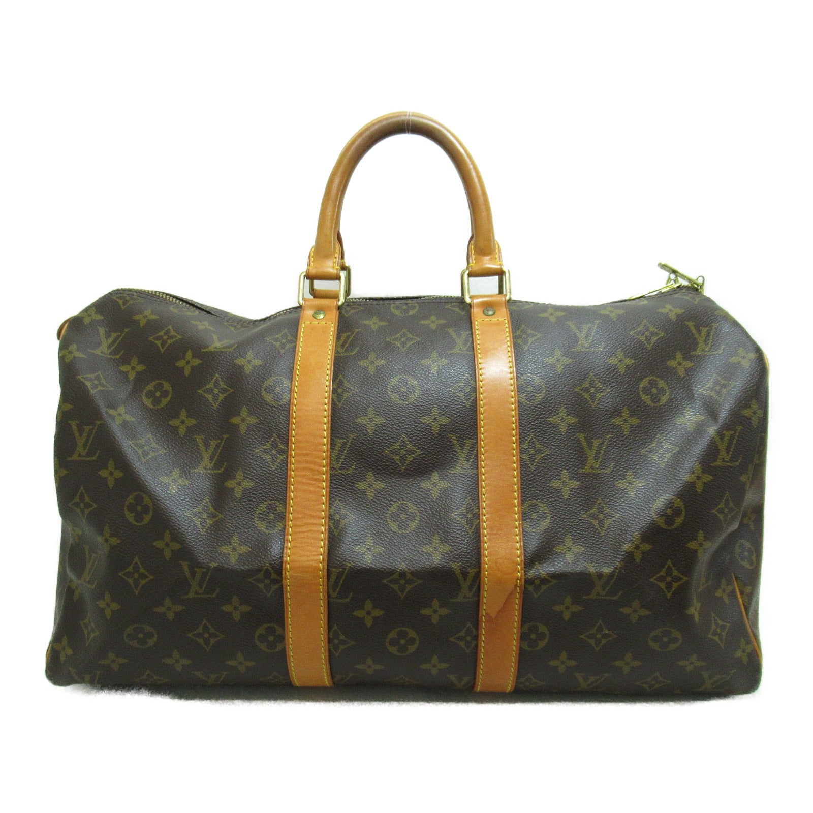 LOUIS VUITTON Monogram Keepall 45手挽袋啡色