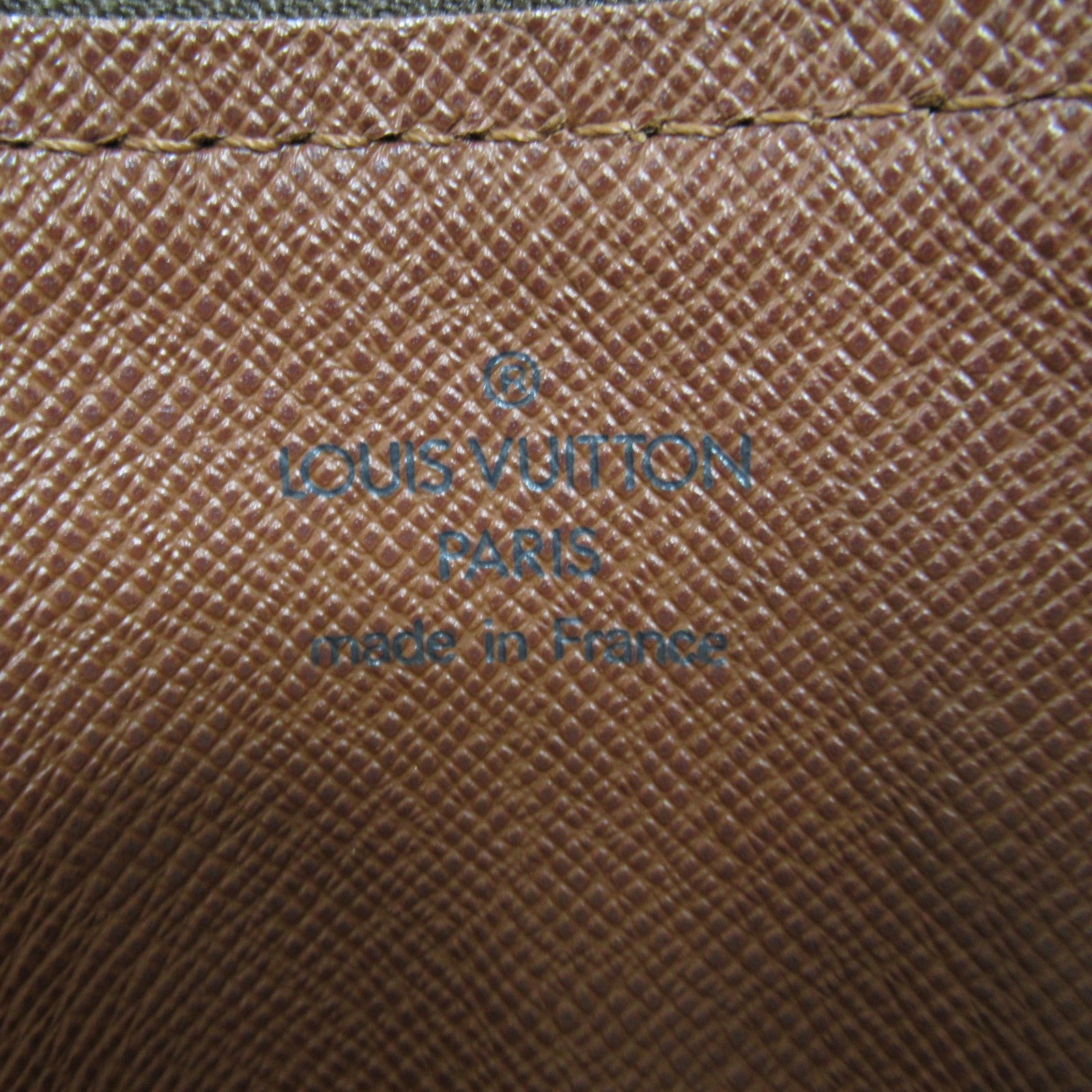 LOUIS VUITTON Monogram Papillon PM手挽袋啡色