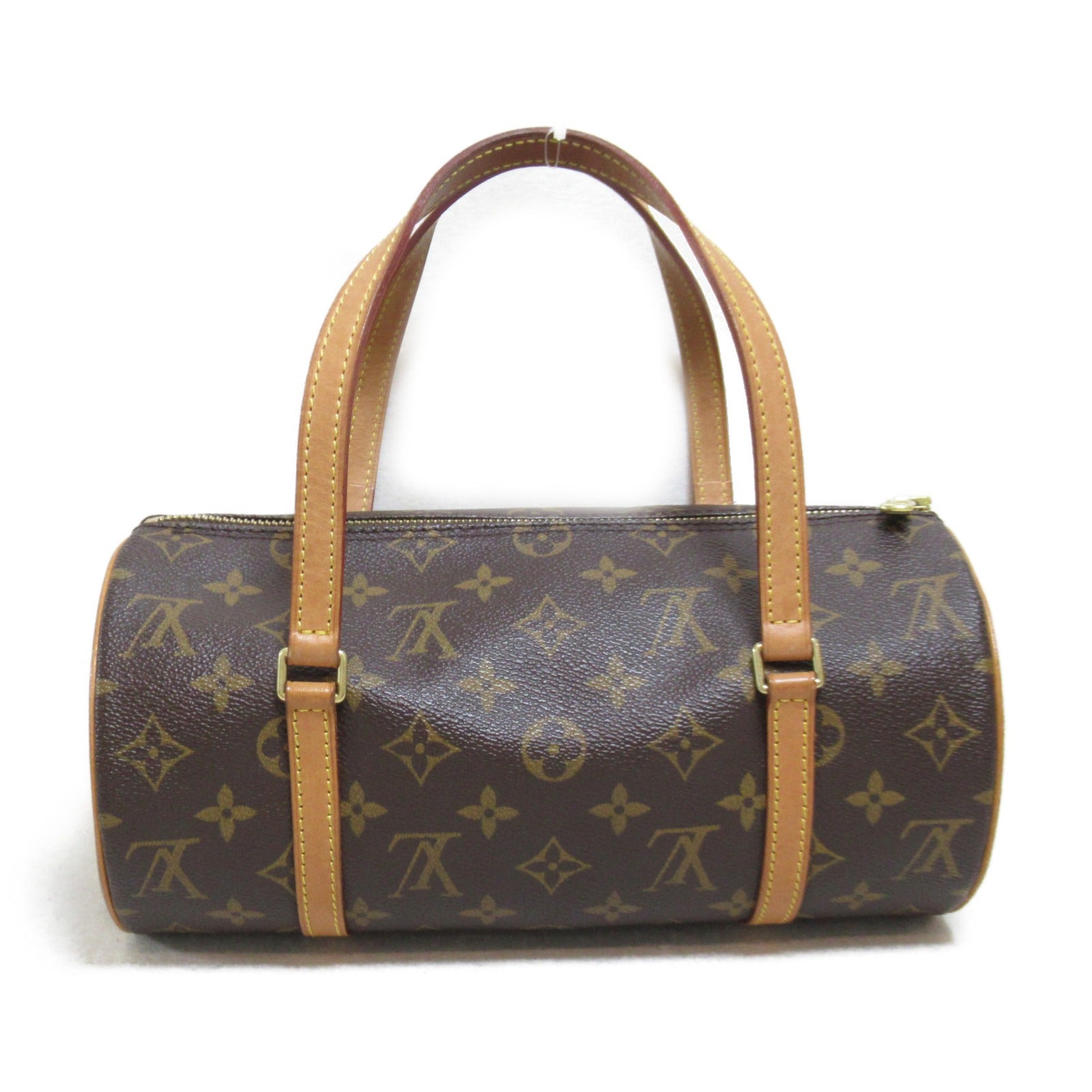 LOUIS VUITTON Monogram Papillon PM手挽袋啡色