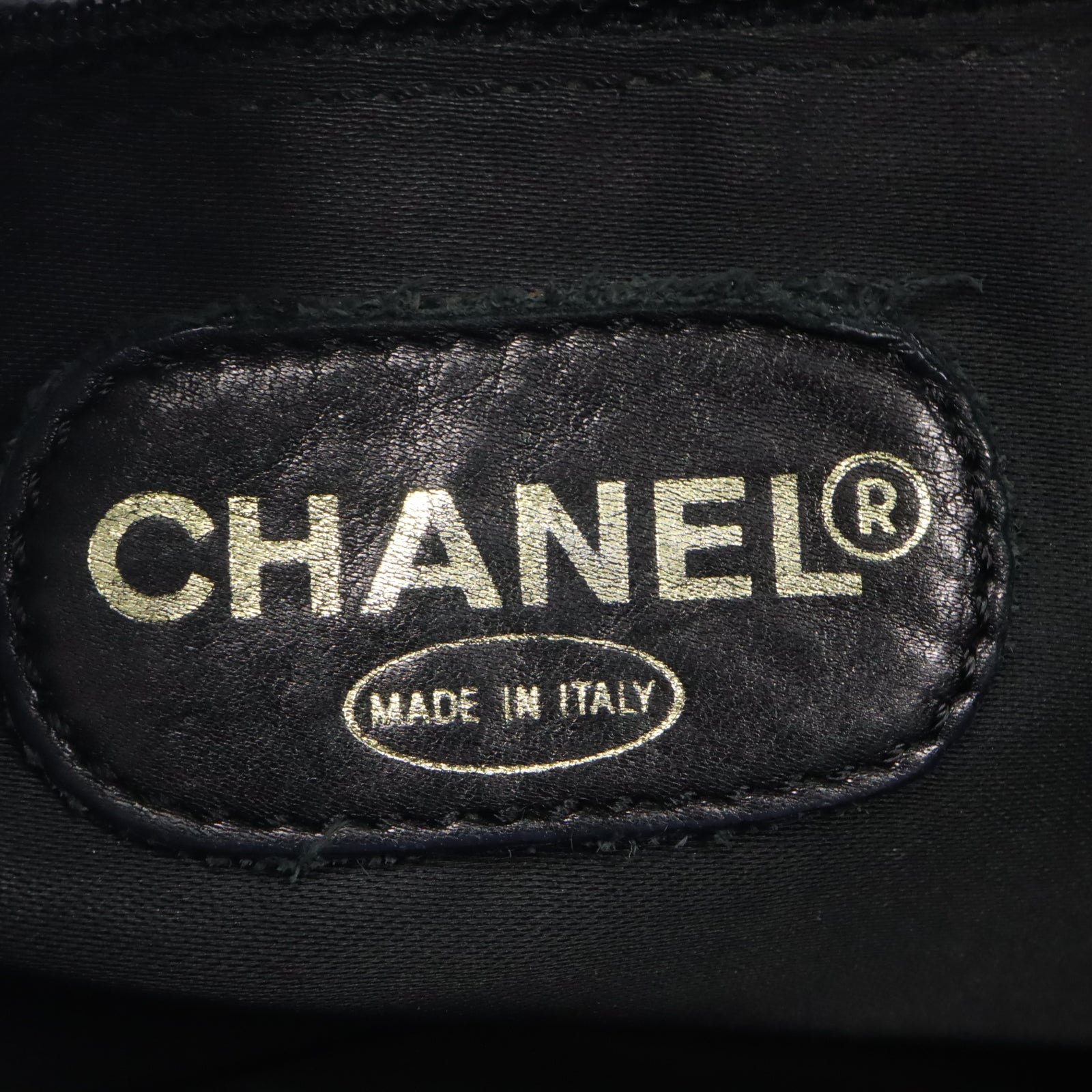 CHANEL 【激減優惠】Caviar皮革Chain Shoulder金扣肩背袋黑色