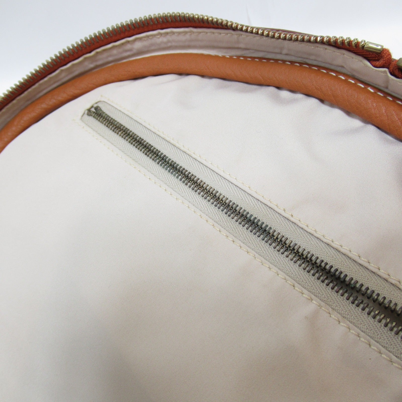HERMES Clemence皮革Intercity金扣手挽袋Gold/