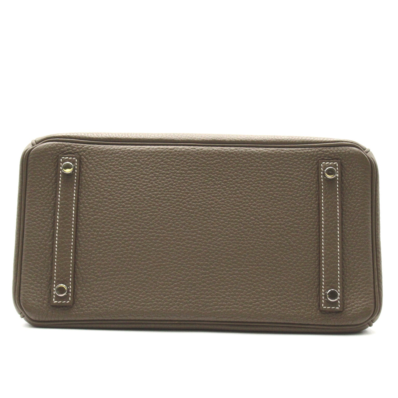 HERMES Togo皮革Birkin 30銀扣手挽袋Etoupe/啡色