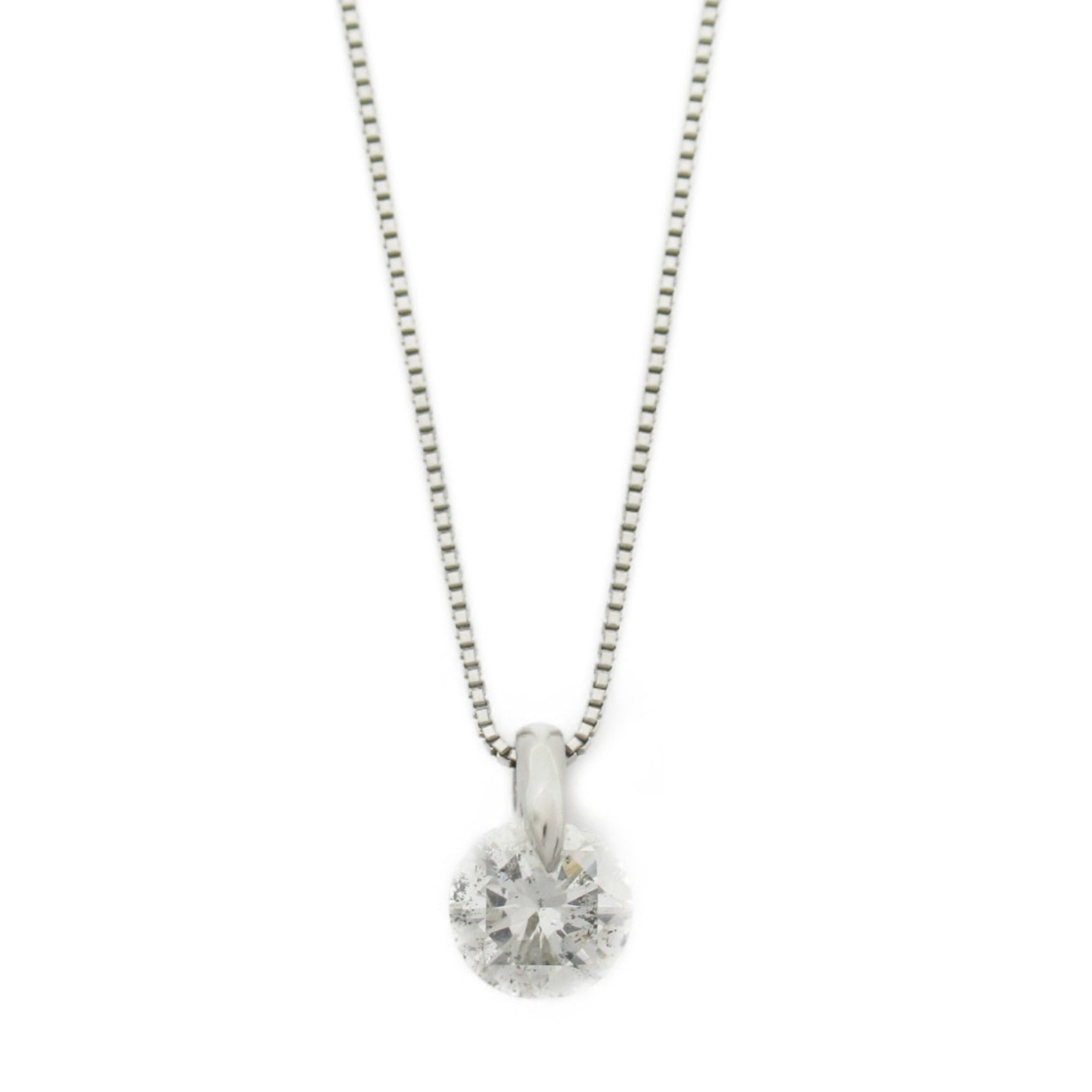 JEWELRY PT900/PT850鉑金Diamond Necklace 1.049ct鑽石項鍊