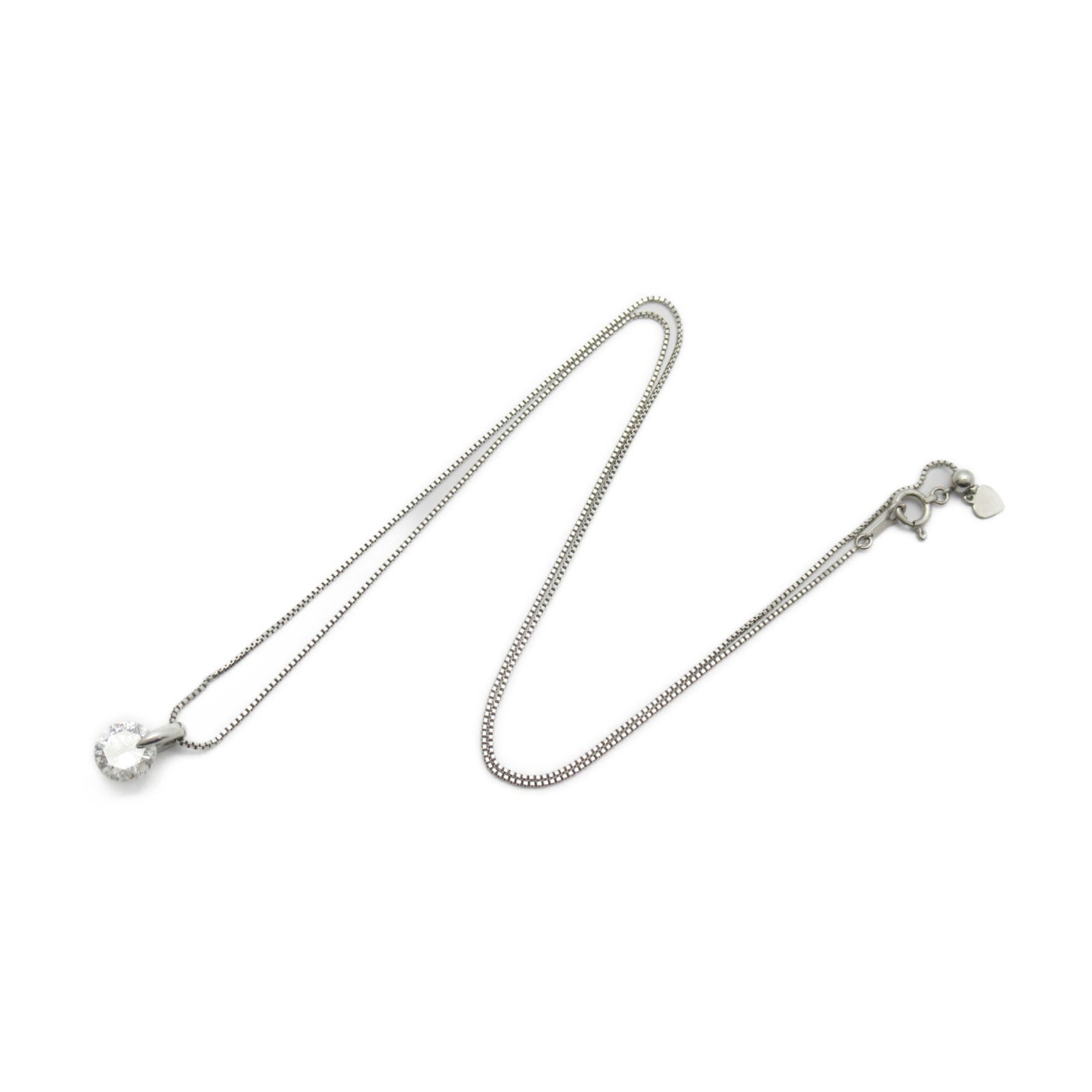 JEWELRY PT900/PT850鉑金Diamond Necklace 1.049ct鑽石項鍊
