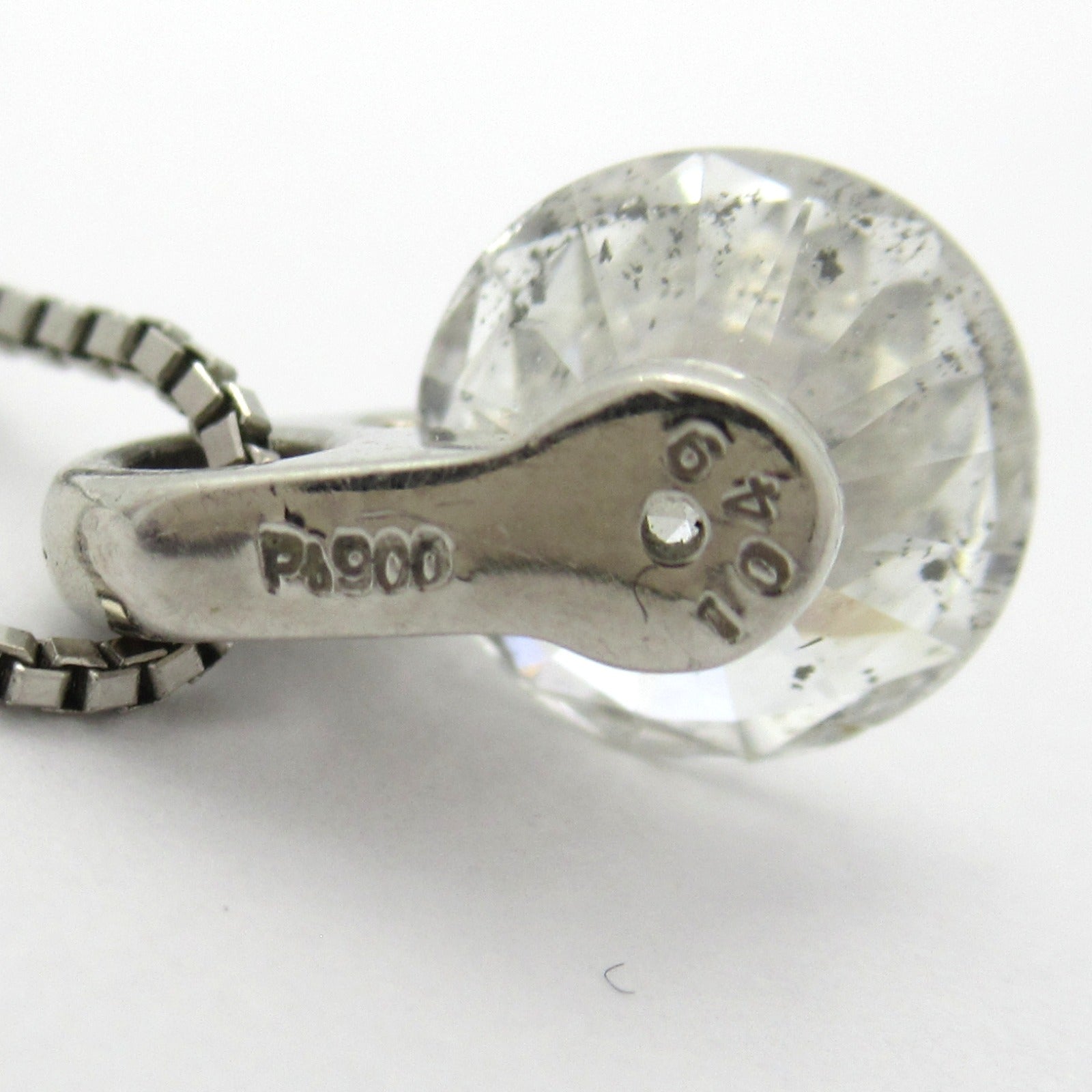 JEWELRY PT900/PT850鉑金Diamond Necklace 1.049ct鑽石項鍊