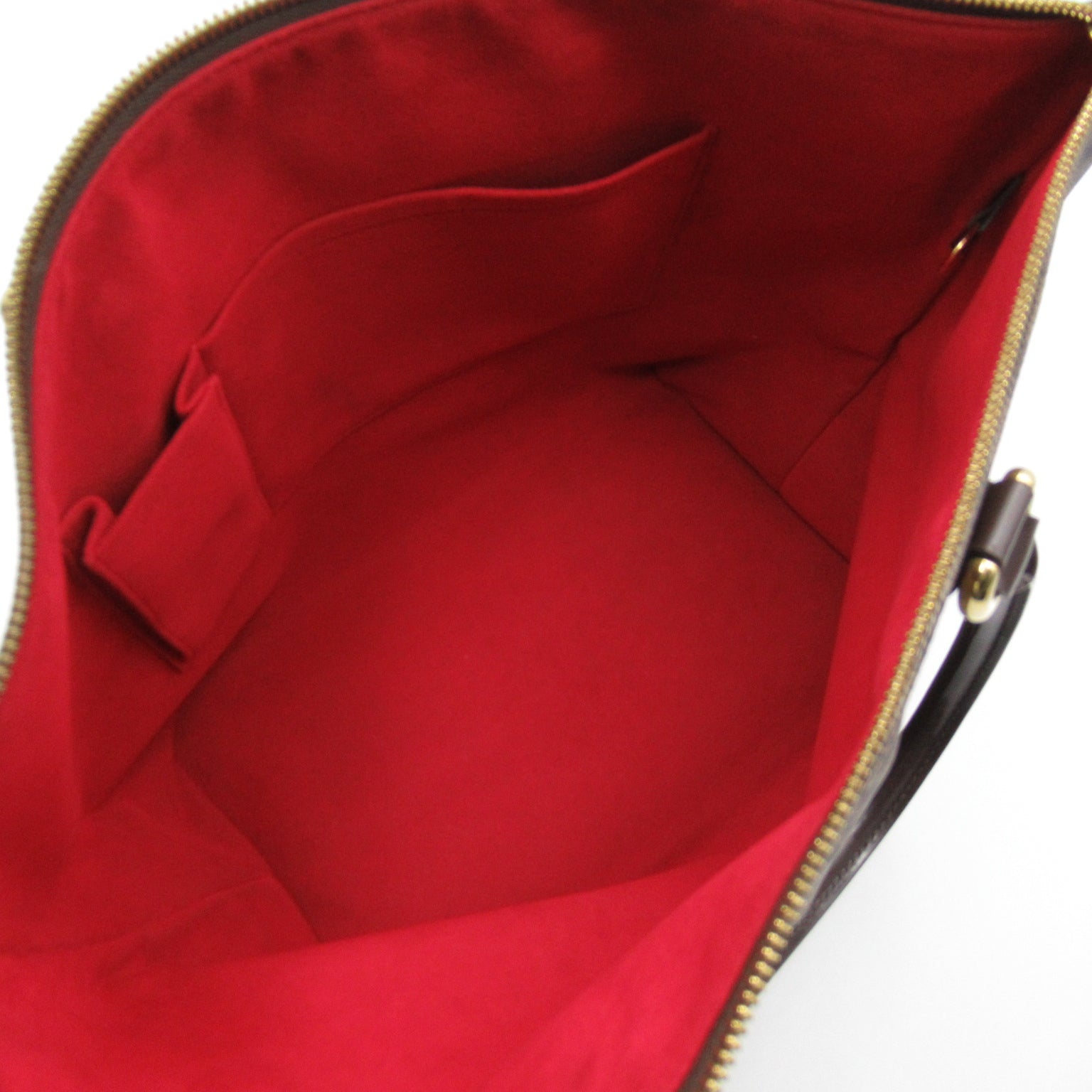 LOUIS VUITTON Damier Saleya MM金扣手挽袋/肩背袋啡色
