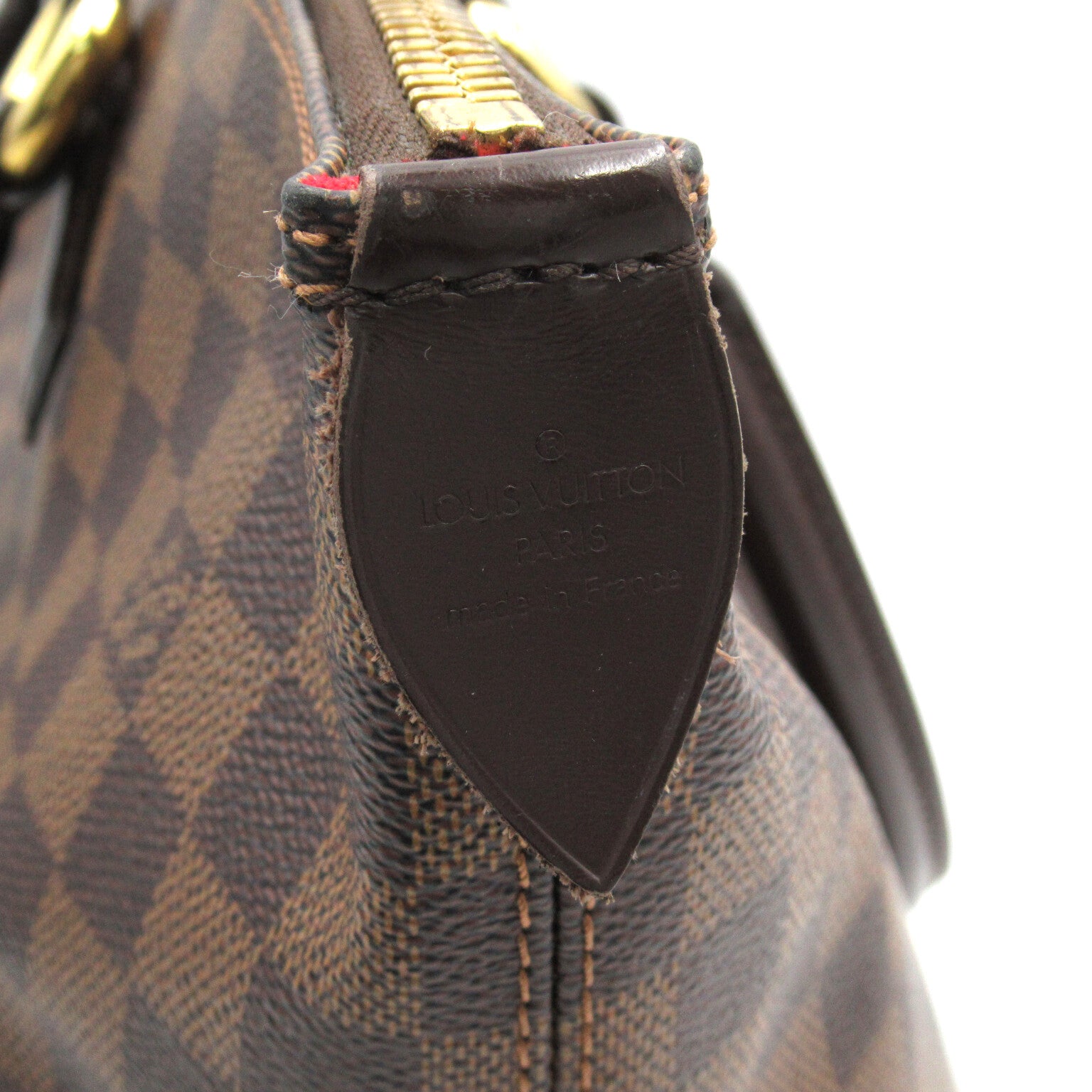 LOUIS VUITTON Damier Saleya MM金扣手挽袋/肩背袋啡色