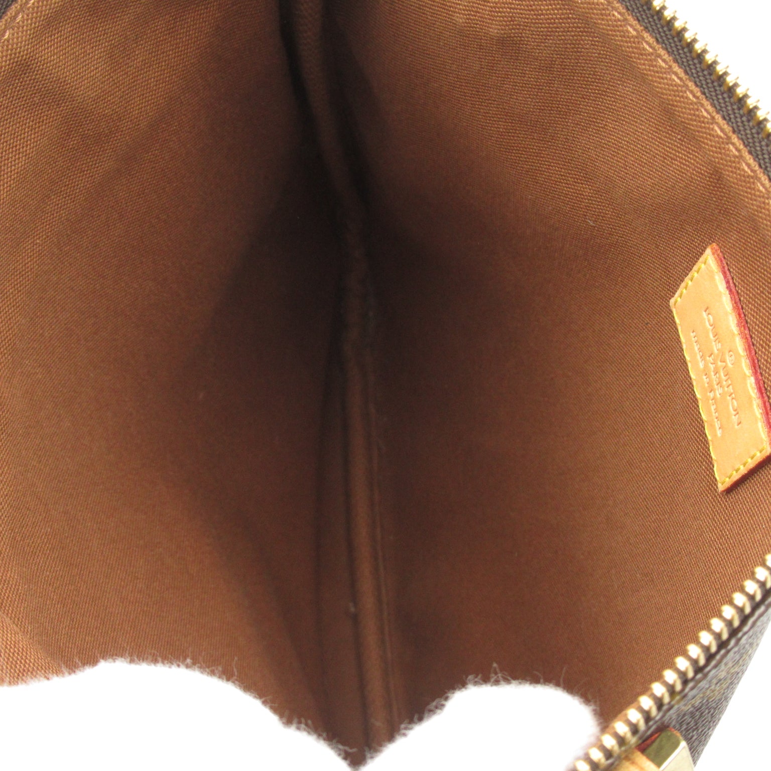 LOUIS VUITTON Monogram Pochette Bosphore金扣肩背袋啡色