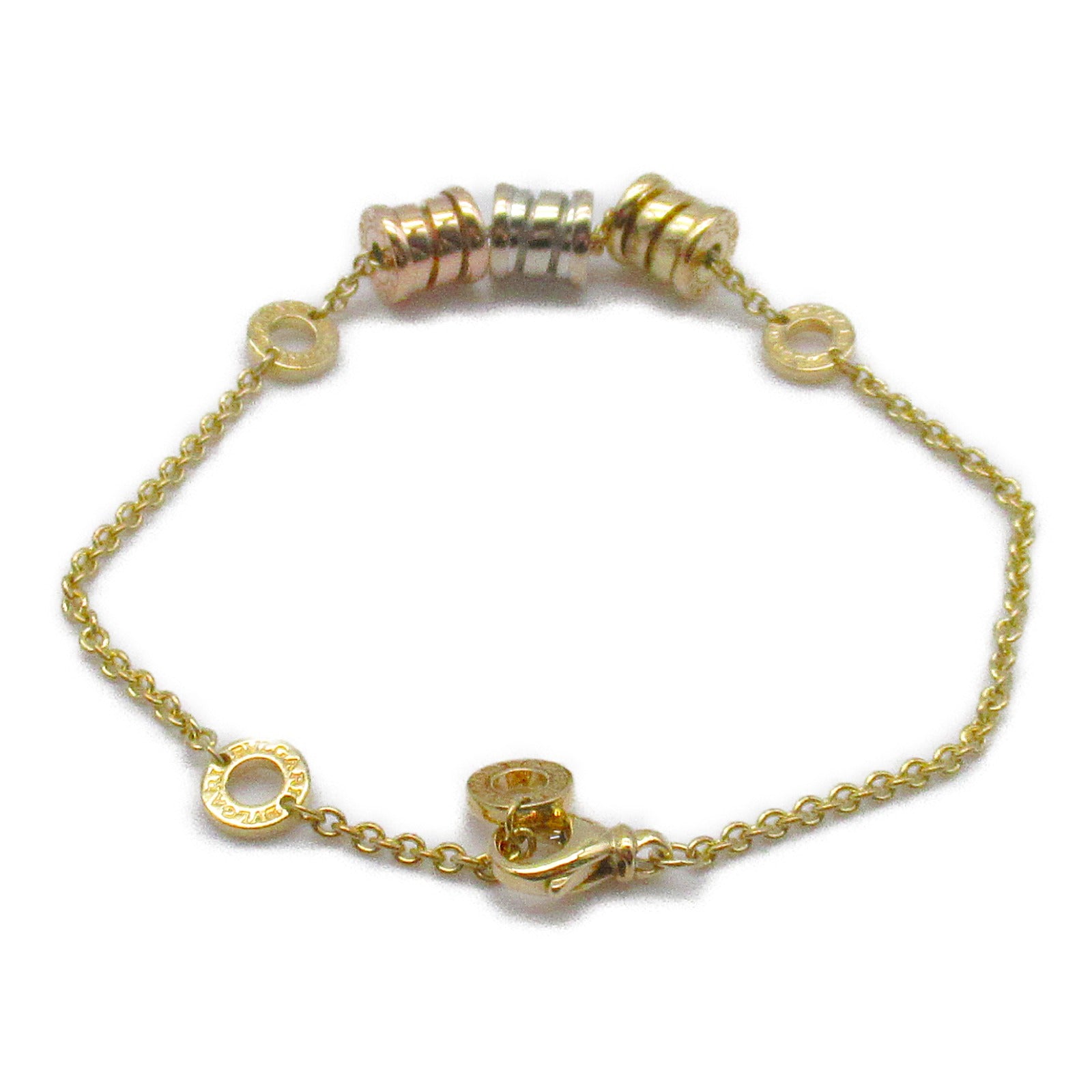 BVLGARI 18K Yellow Gold/Rose Gold/White Gold B.zero1 Bracelet Bracelet