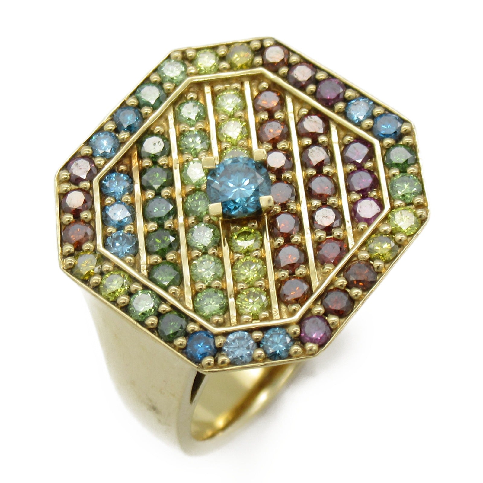 JEWELRY 18K黃金1.84ct Diamond Ring US#8.75