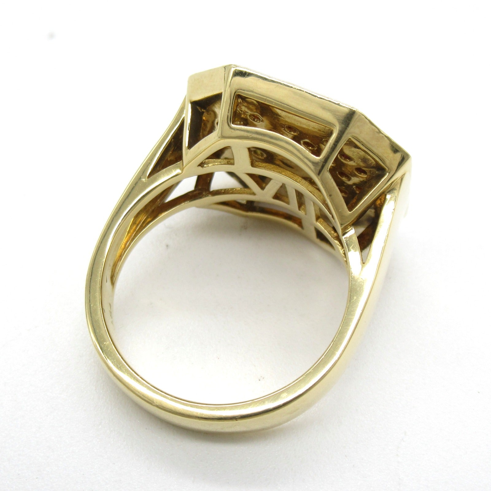 JEWELRY 18K黃金1.84ct Diamond Ring US#8.75